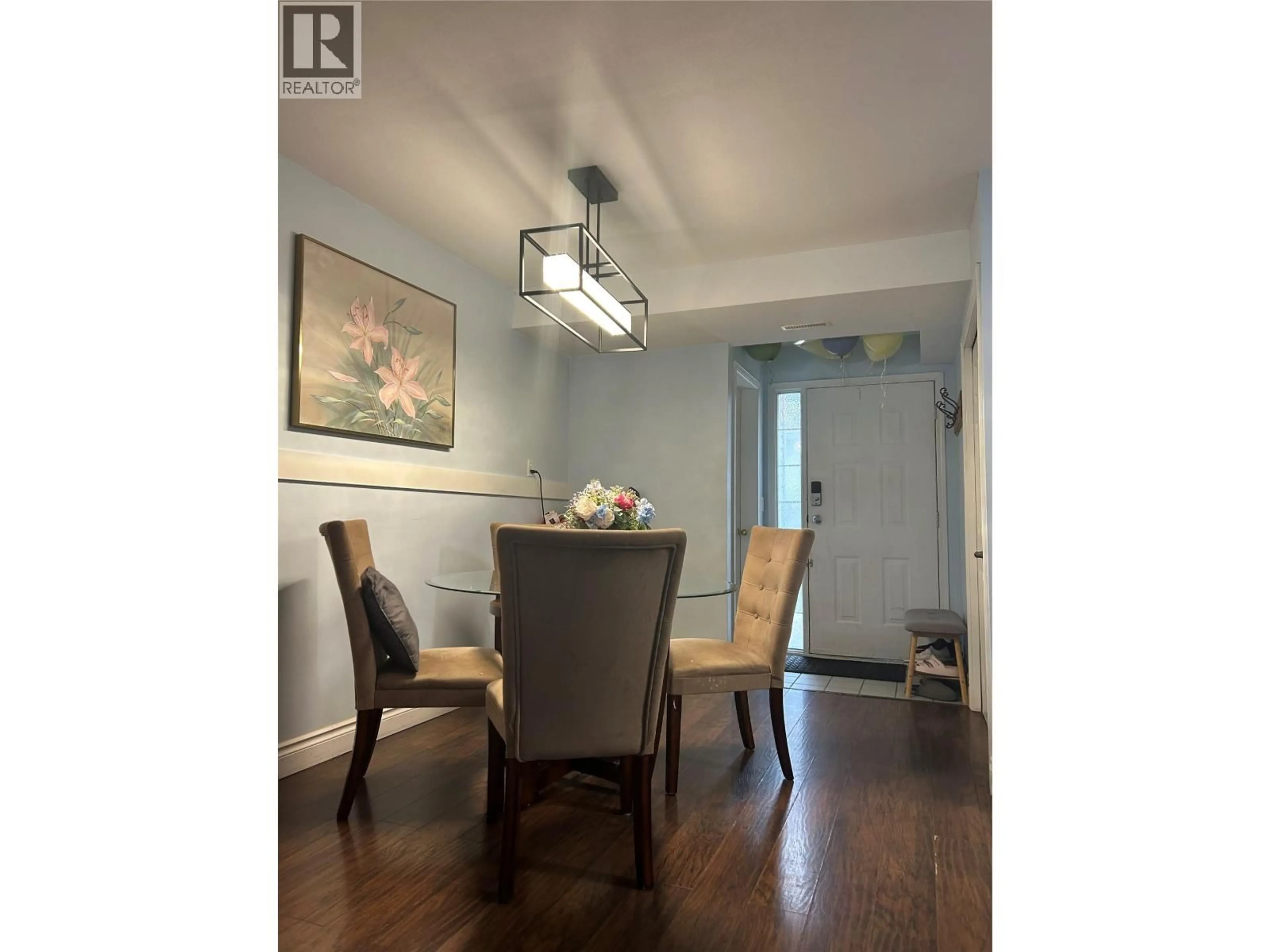 Dining room, wood/laminate floor for 106 - 1990 PACIFIC WAY, Kamloops British Columbia v1s1w3