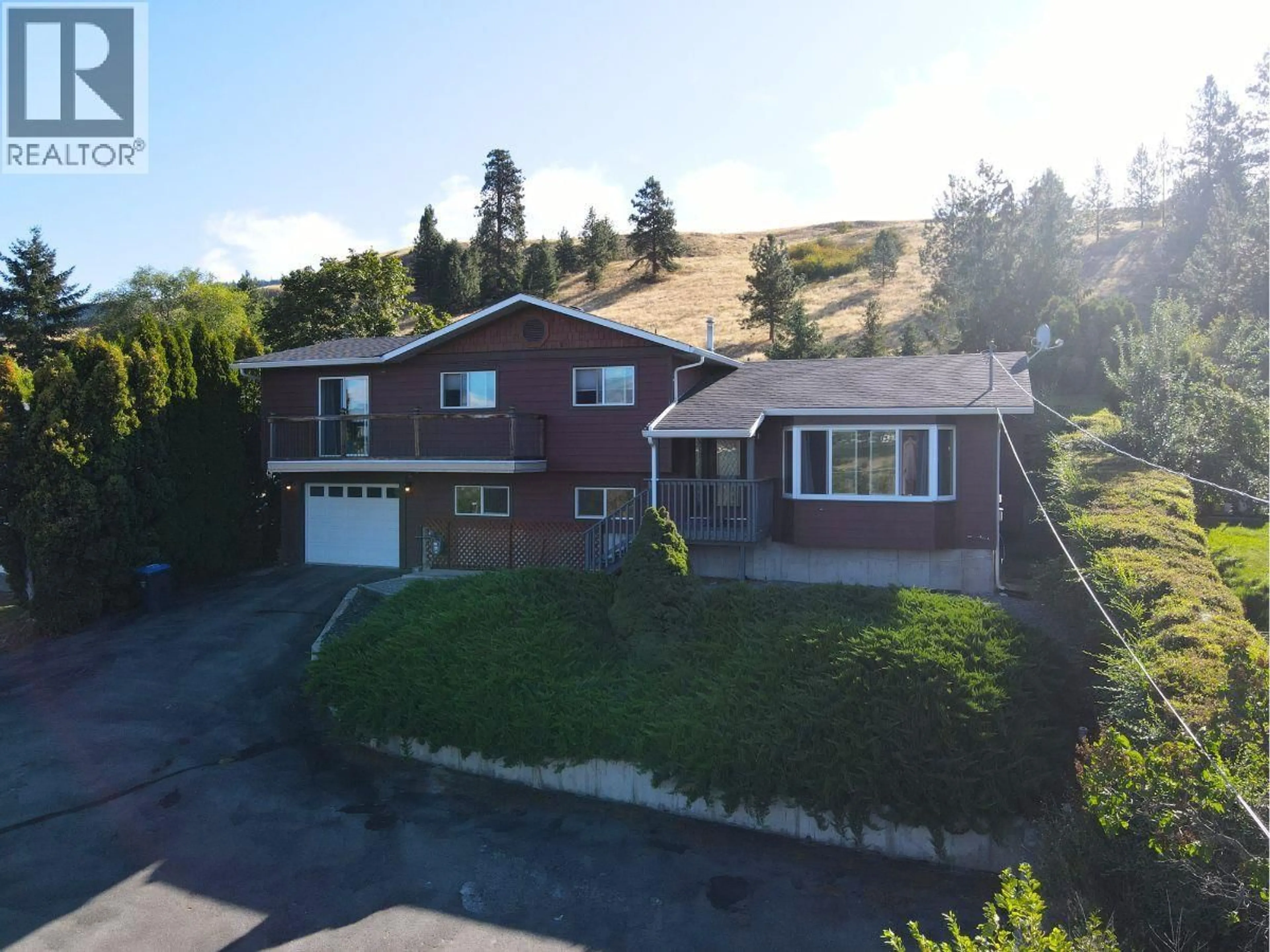 A pic from outside/outdoor area/front of a property/back of a property/a pic from drone, street for 10533 CHERYL ROAD, Lake Country British Columbia V4V1W3