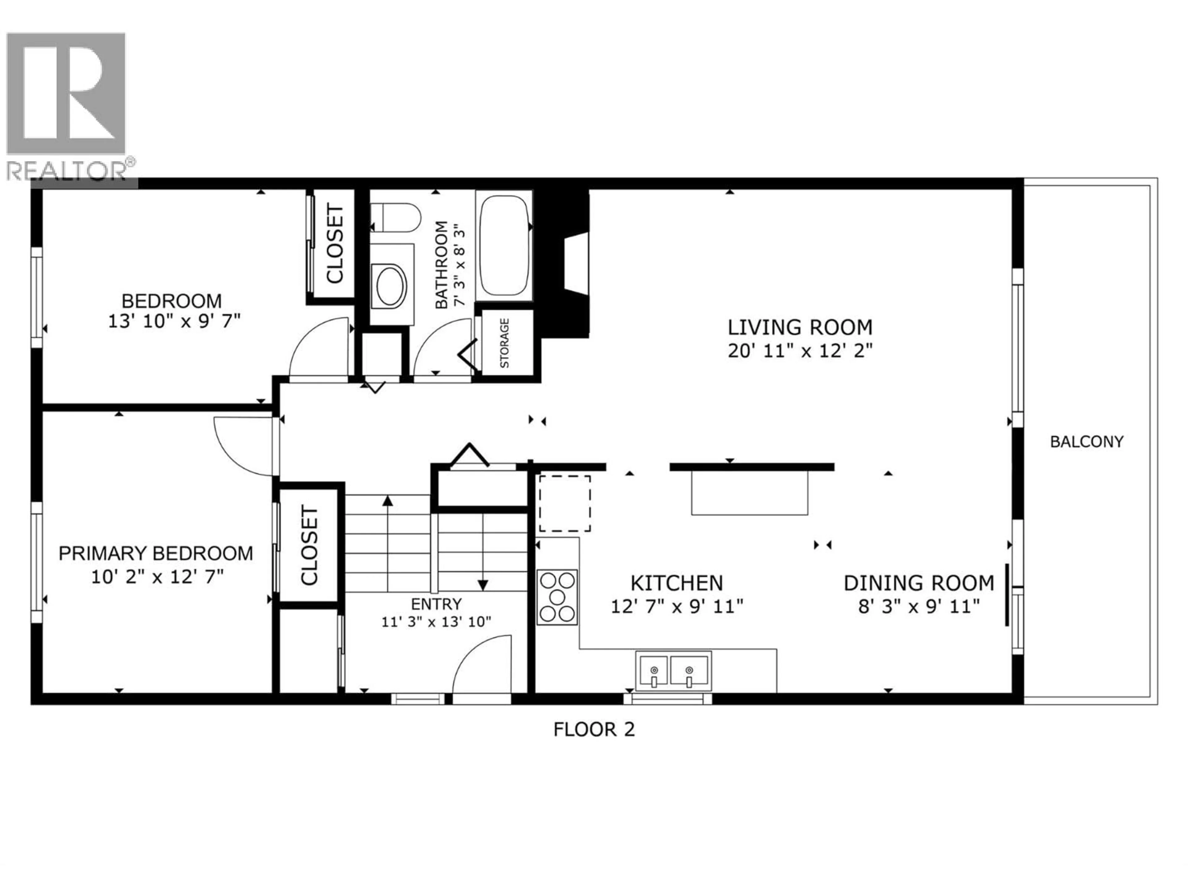 Floor plan for 612 MILEX COURT, Kelowna British Columbia V1X5T6