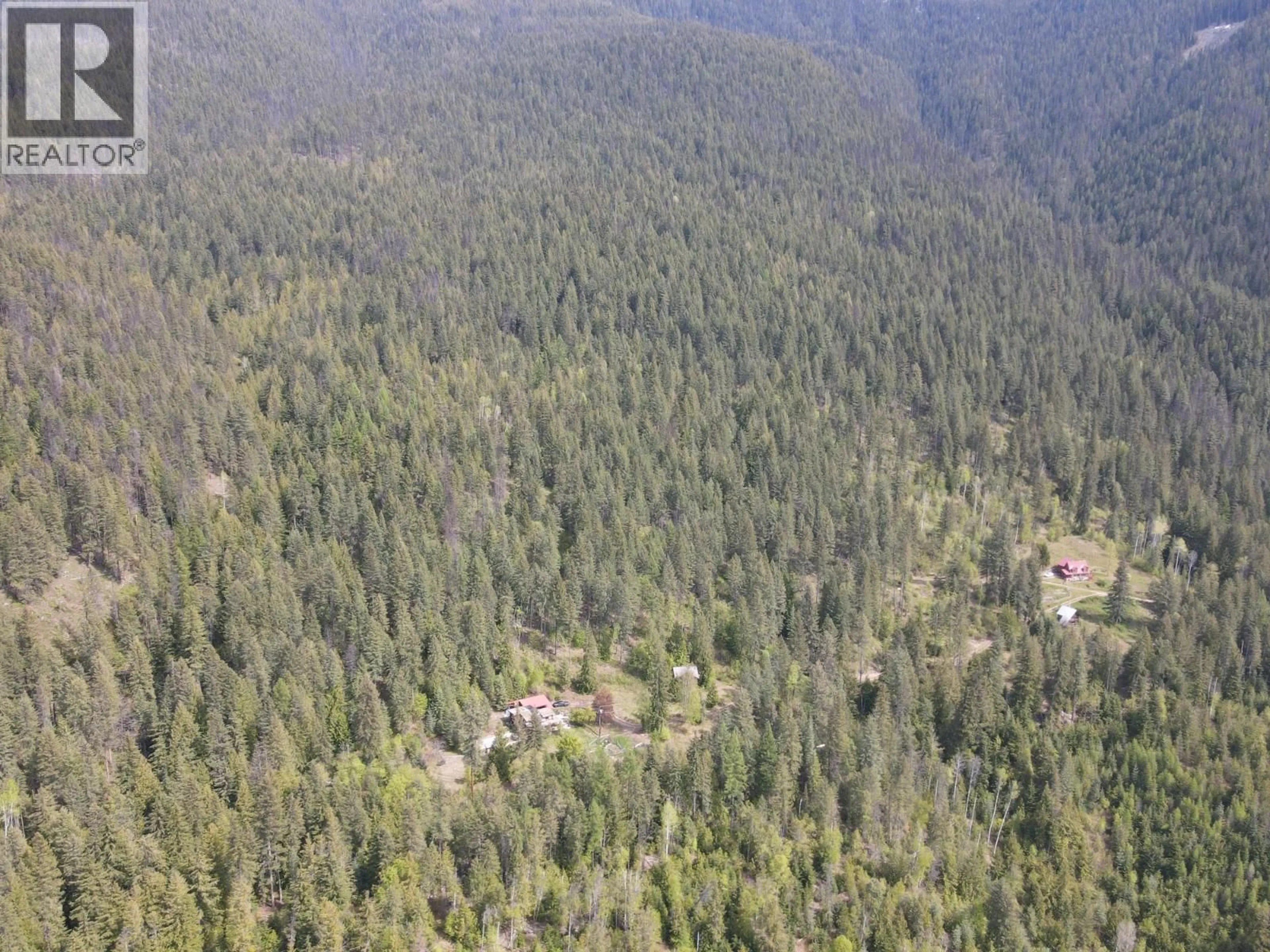A pic from outside/outdoor area/front of a property/back of a property/a pic from drone, forest/trees view for 7150/7154 GRAHAM ROAD, Appledale British Columbia V0G2J0