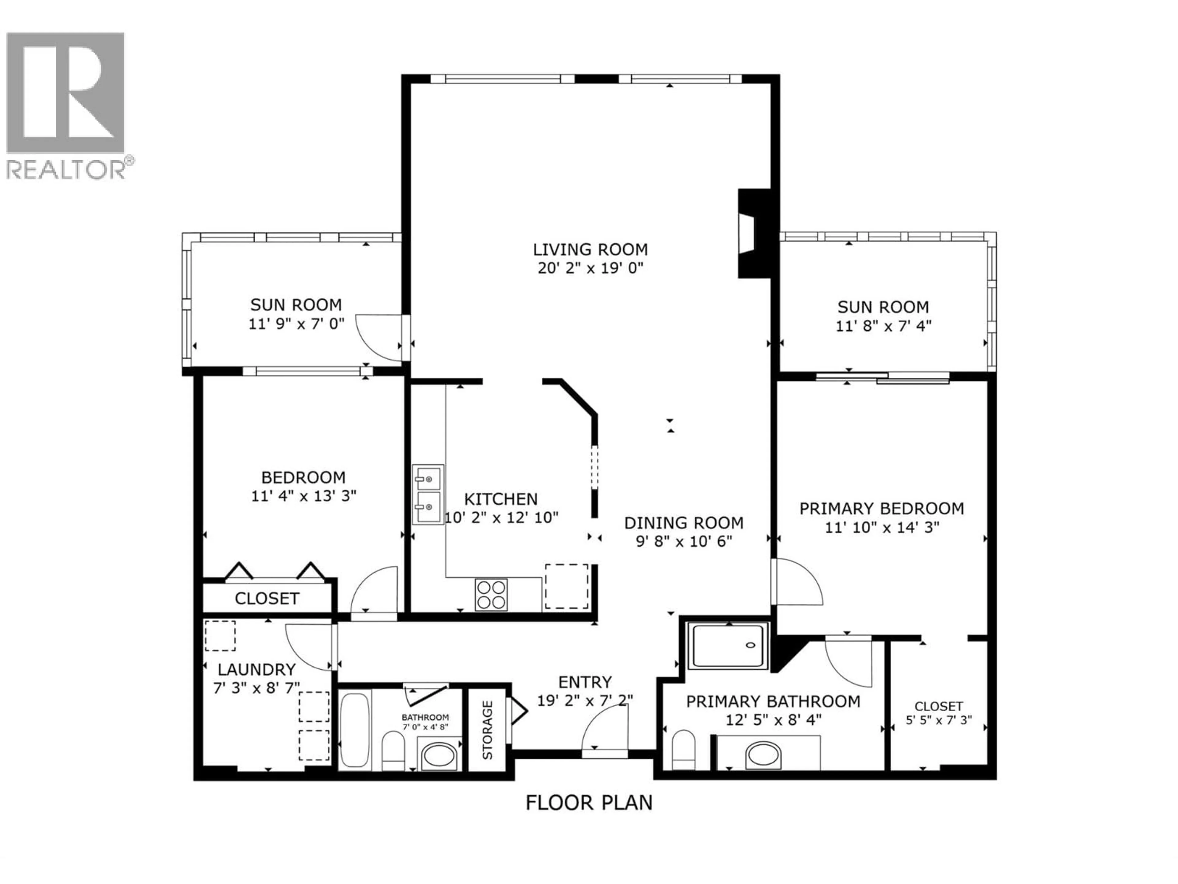 Floor plan for 315 - 933 HARVEY AVENUE, Kelowna British Columbia V1Y9S1