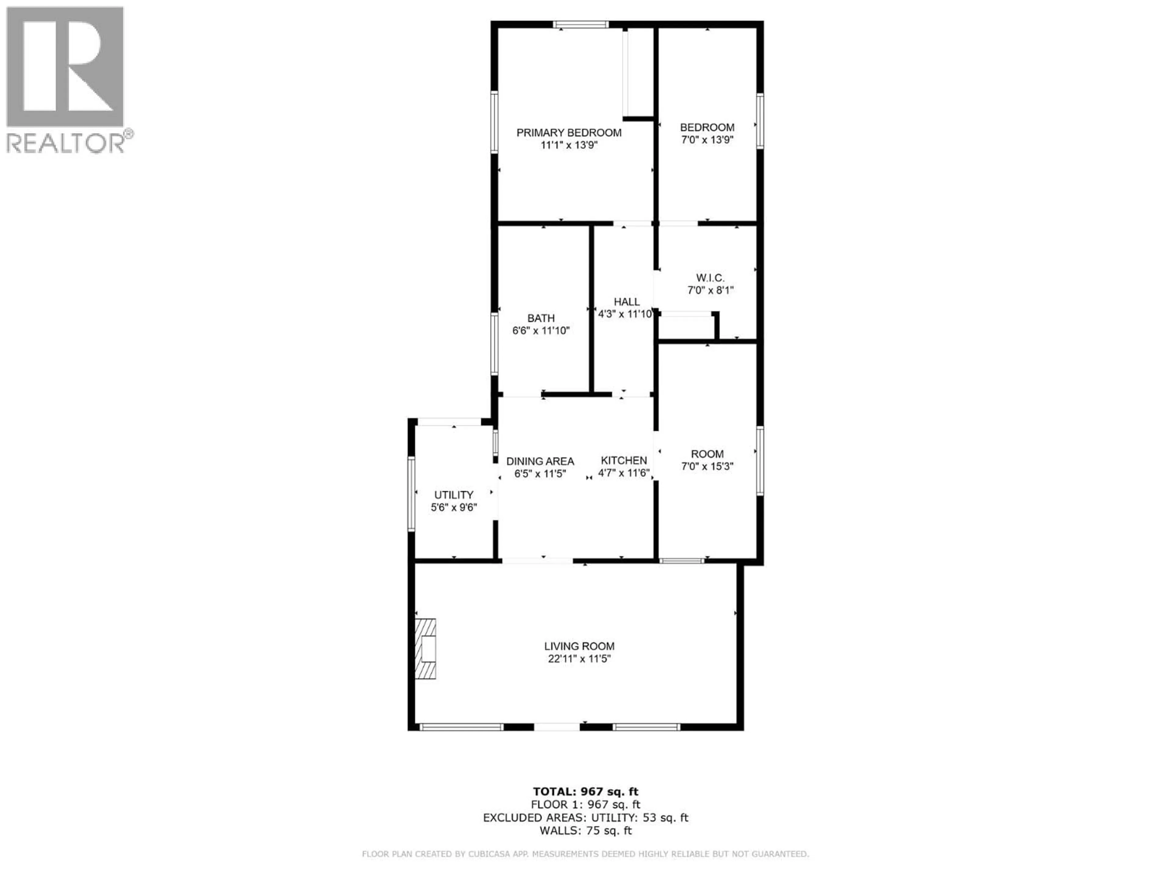 Floor plan for 88 TAPTON AVENUE, Princeton British Columbia V0X1W0