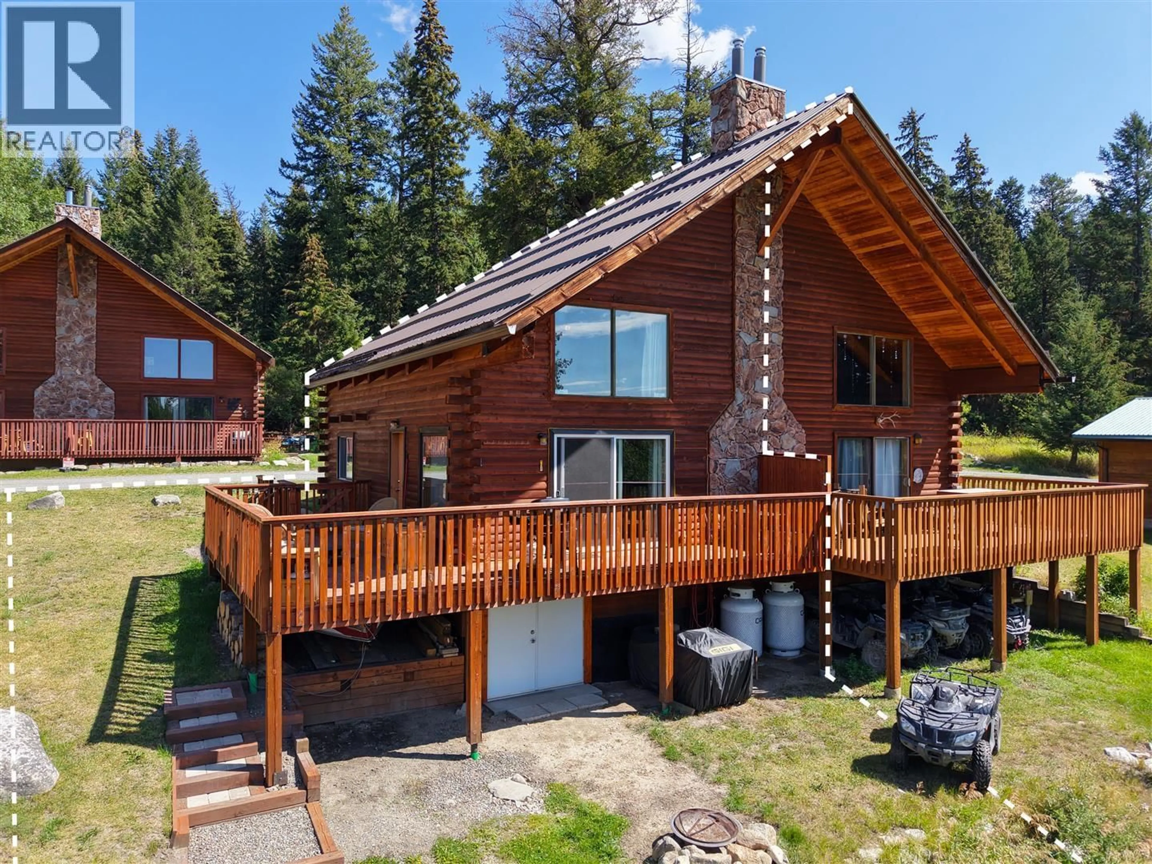 A pic from outside/outdoor area/front of a property/back of a property/a pic from drone, unknown for 10A - 7200 ROCHE LAKE ROAD, Kamloops British Columbia V2O2A0