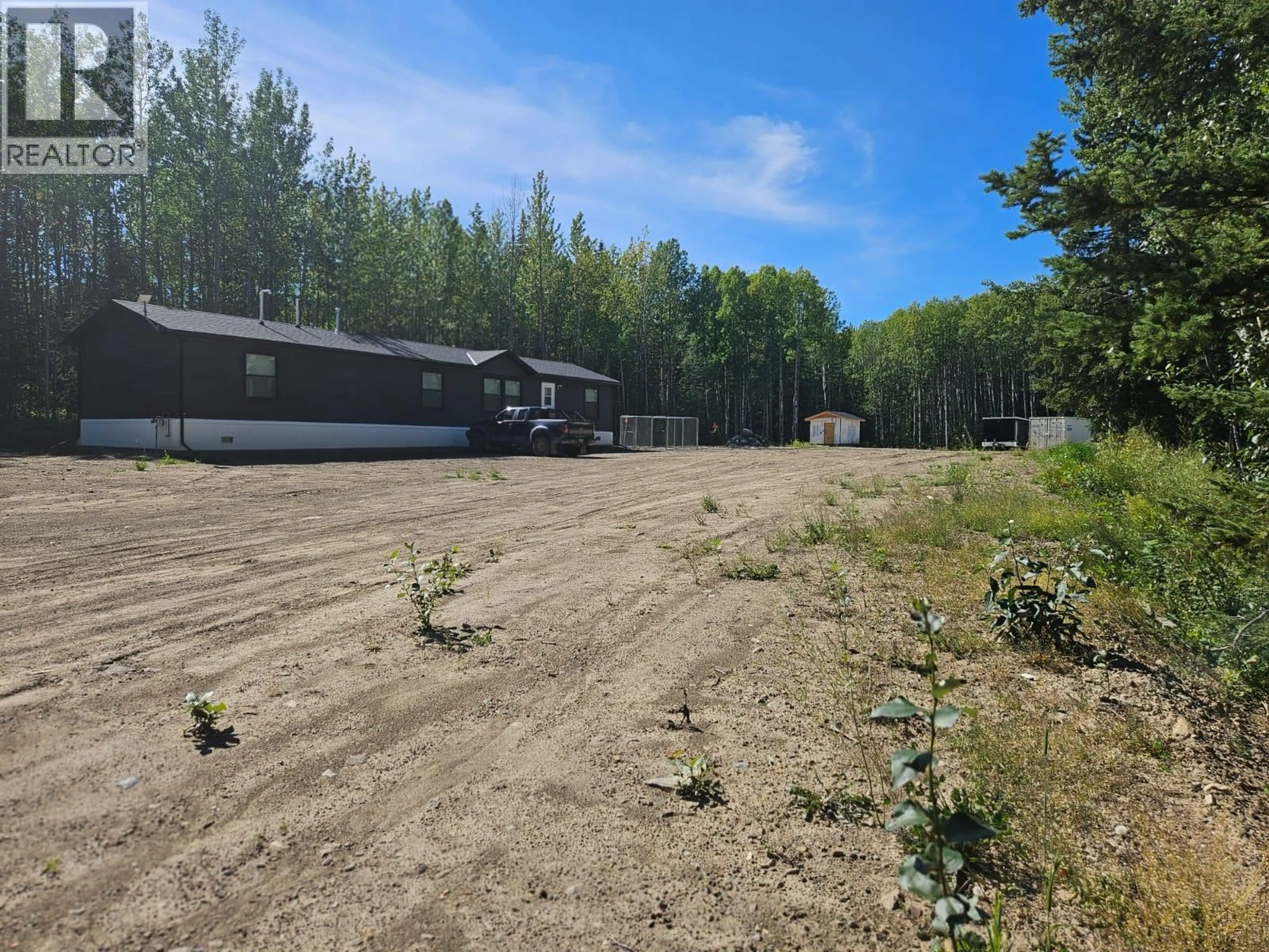 A pic from outside/outdoor area/front of a property/back of a property/a pic from drone, unknown for 3593 WEST HAYWARD ROAD, Chetwynd British Columbia V0C1J0