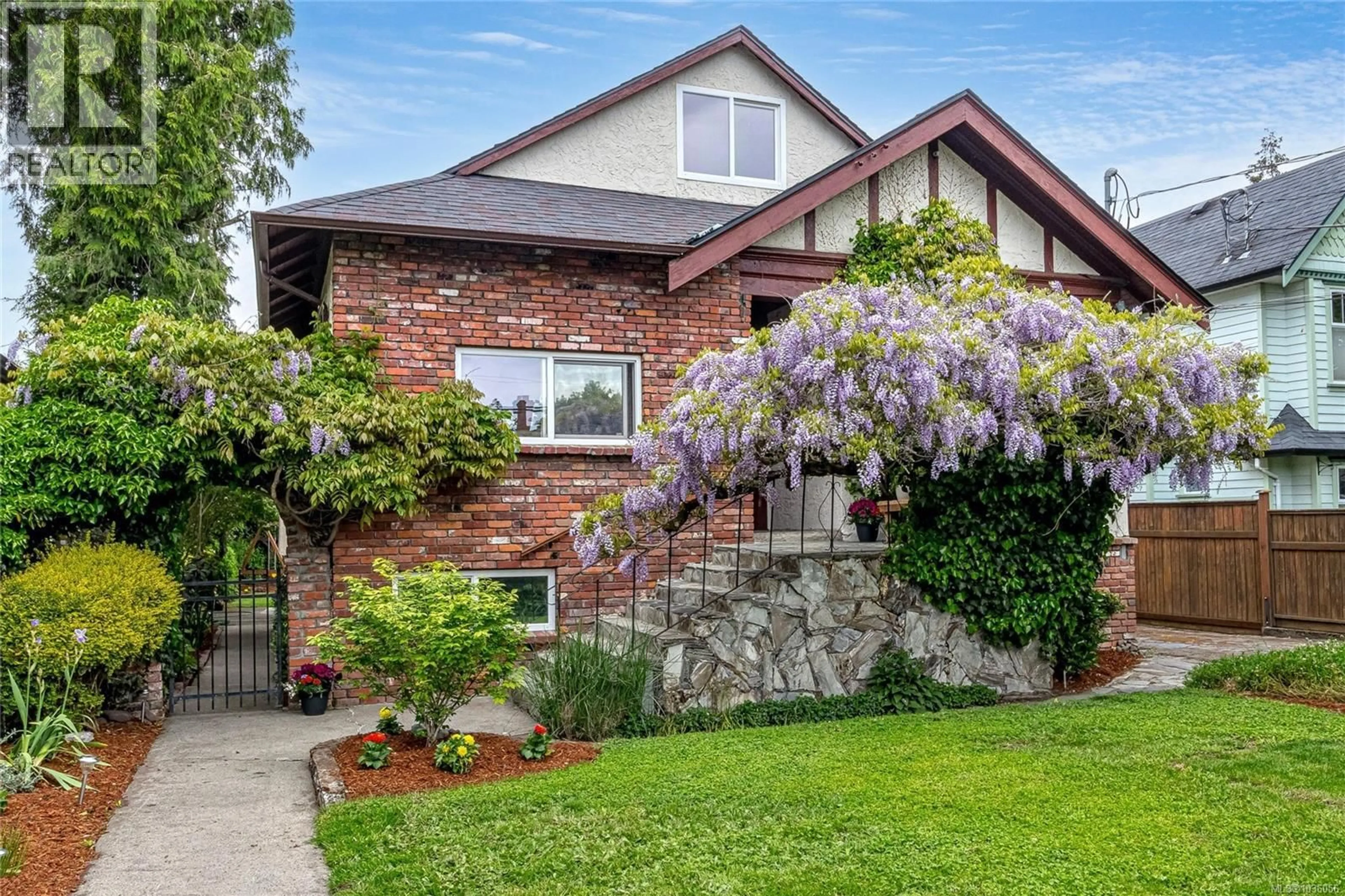 Home with brick exterior material, street for 1730 HAULTAIN STREET, Victoria British Columbia V8R2L2