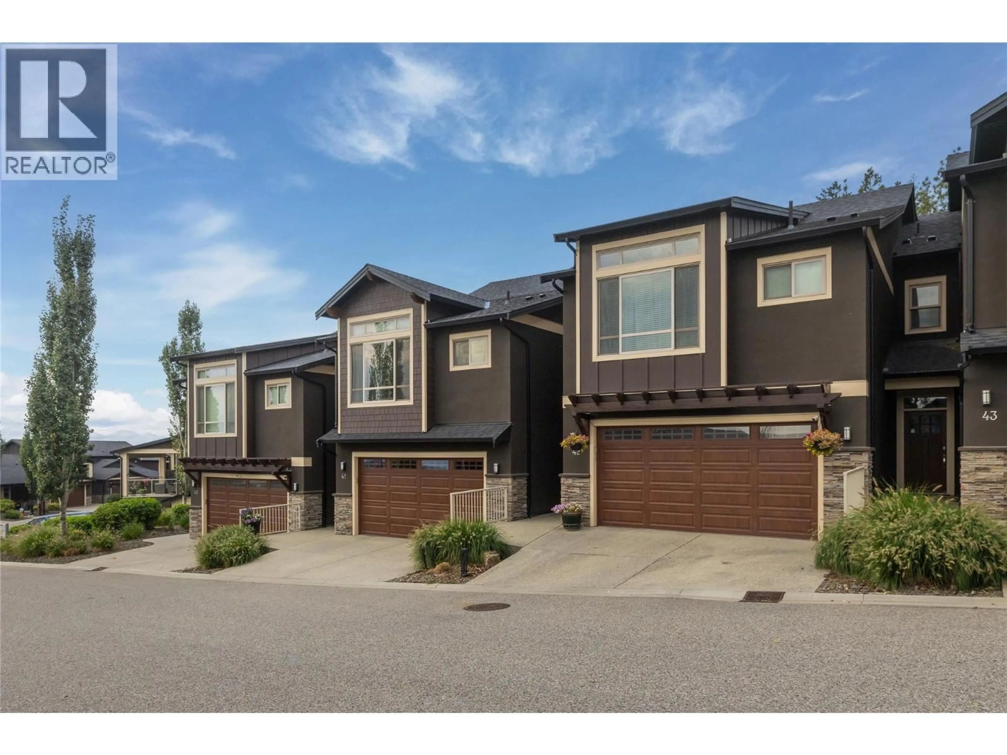 Home with brick exterior material, street for 42 - 1870 ROSEALEE LANE, West Kelowna British Columbia V1Z4E2