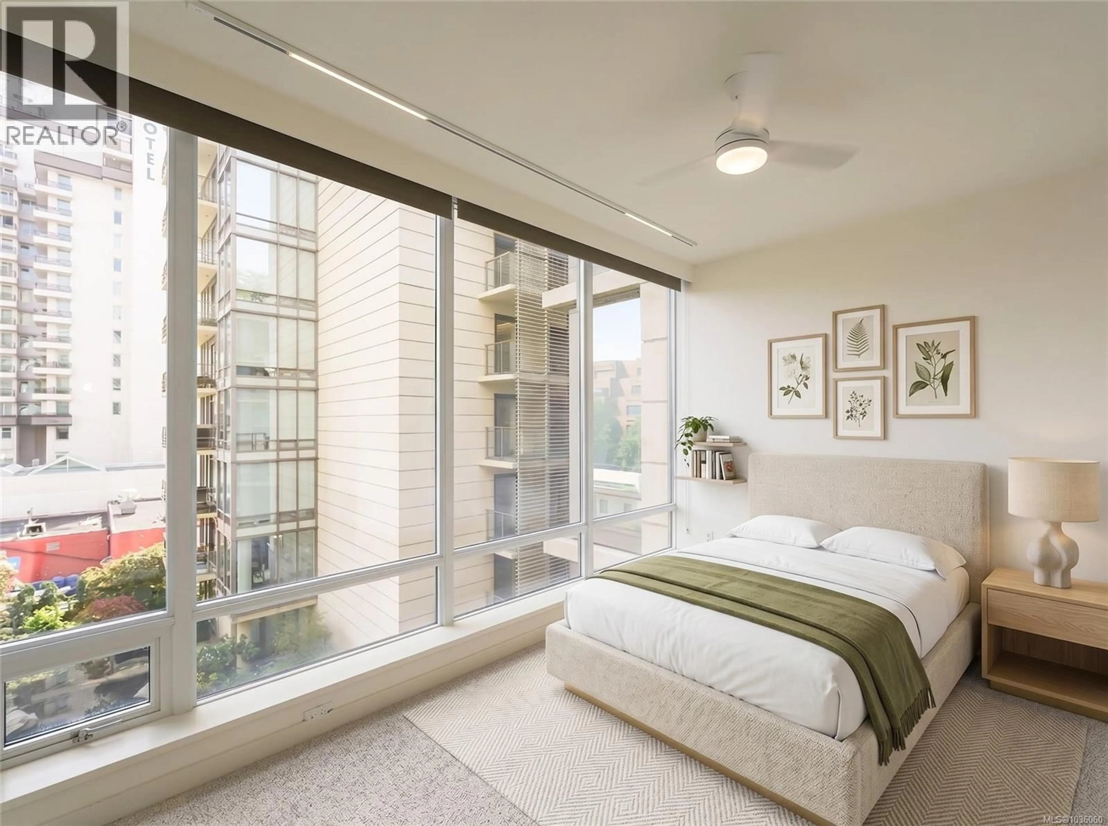 Bedroom with bed, unknown for 608 - 707 COURTNEY STREET, Victoria British Columbia V8W0A9