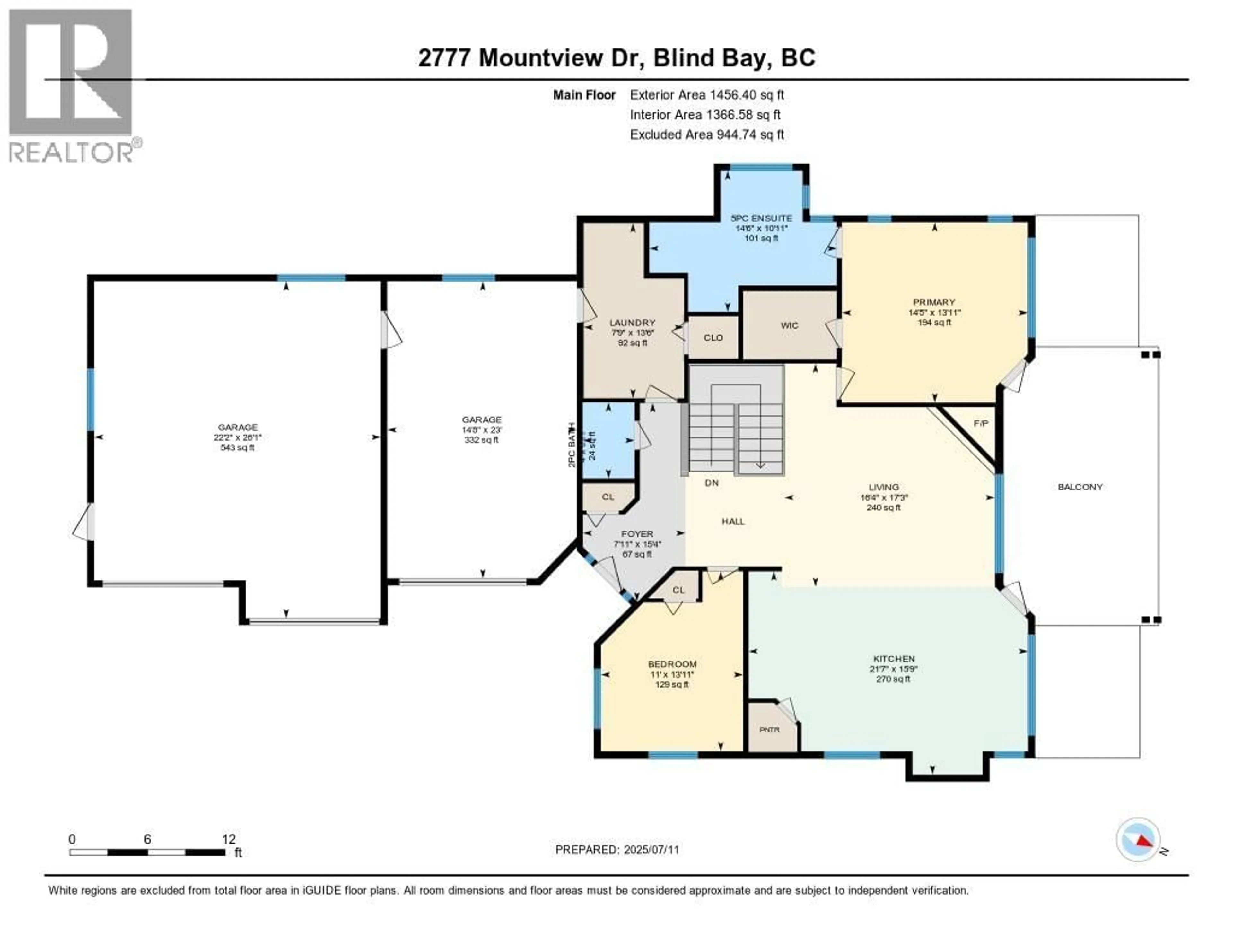 Floor plan for 2777 MOUNTVIEW DRIVE, Blind Bay British Columbia V0E1H1