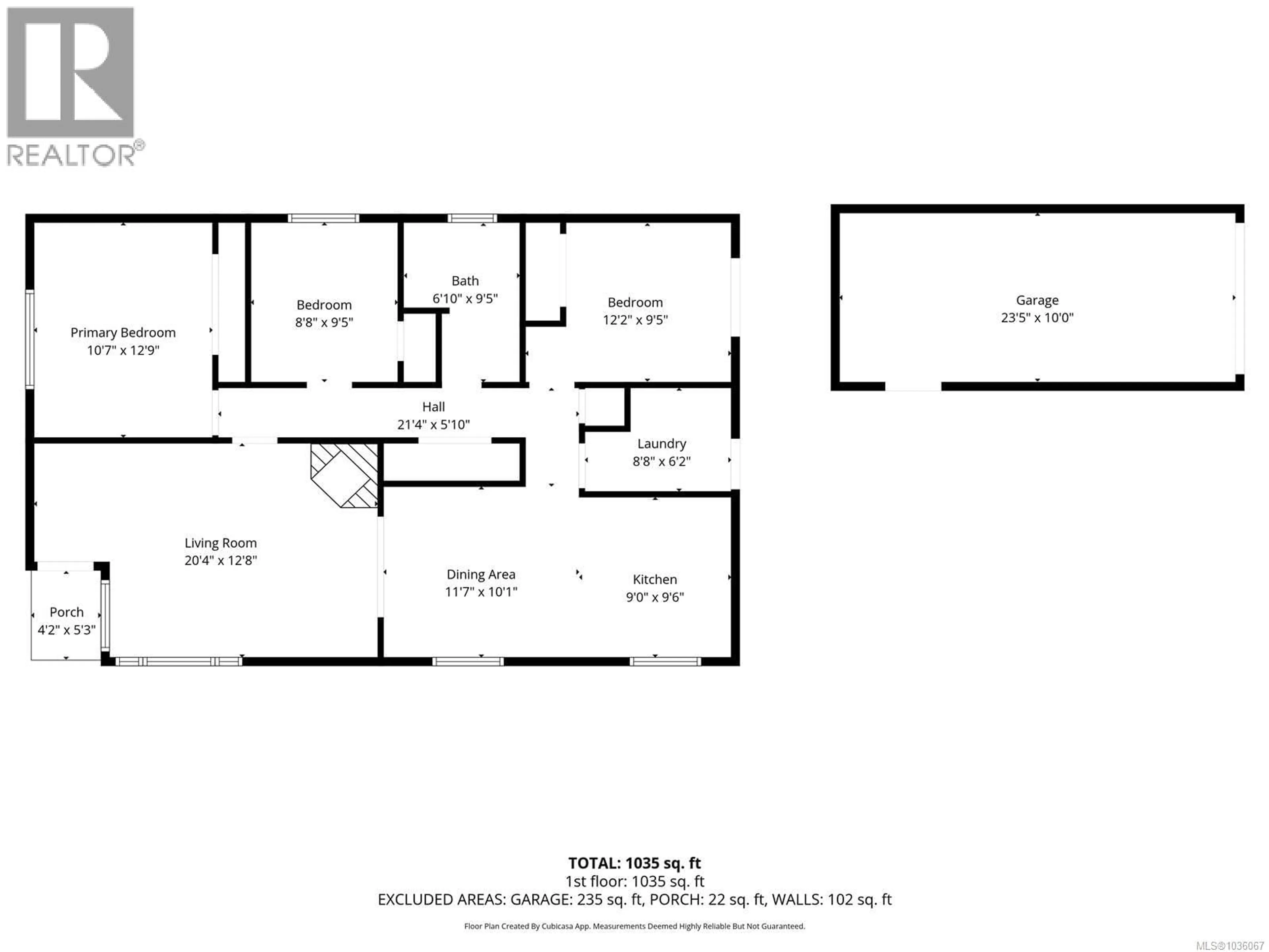 Floor plan for 1040 MOYSE CRESCENT, Nanaimo British Columbia V9S2G6
