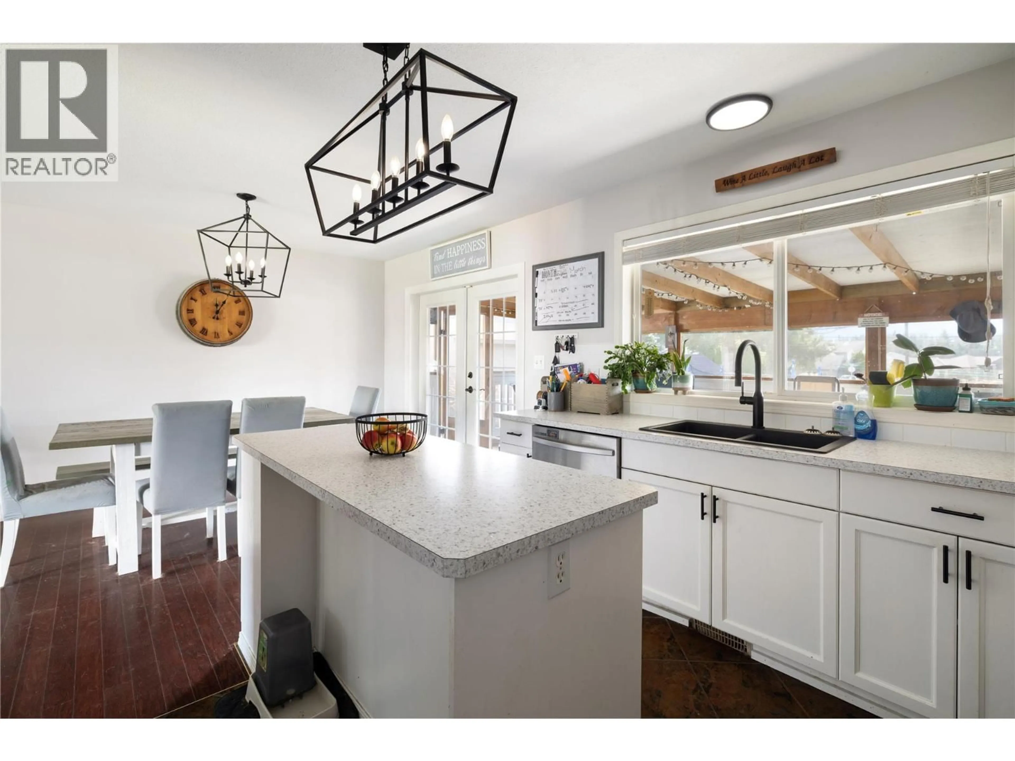 Open concept kitchen, ceramic/tile floor for 3767 GLOVER AVENUE EAST, Armstrong British Columbia V0E1B4