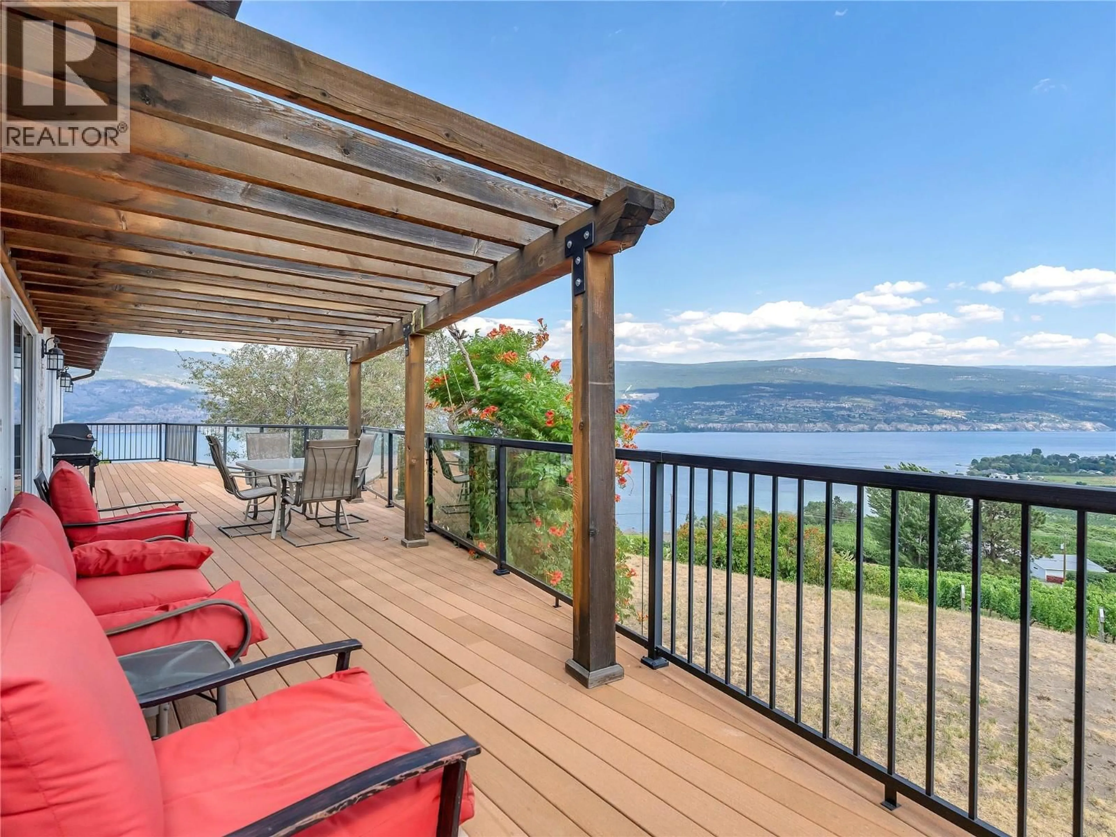 Patio, water/lake/river/ocean view for 9402 FRONT BENCH ROAD, Summerland British Columbia V0H1Z4