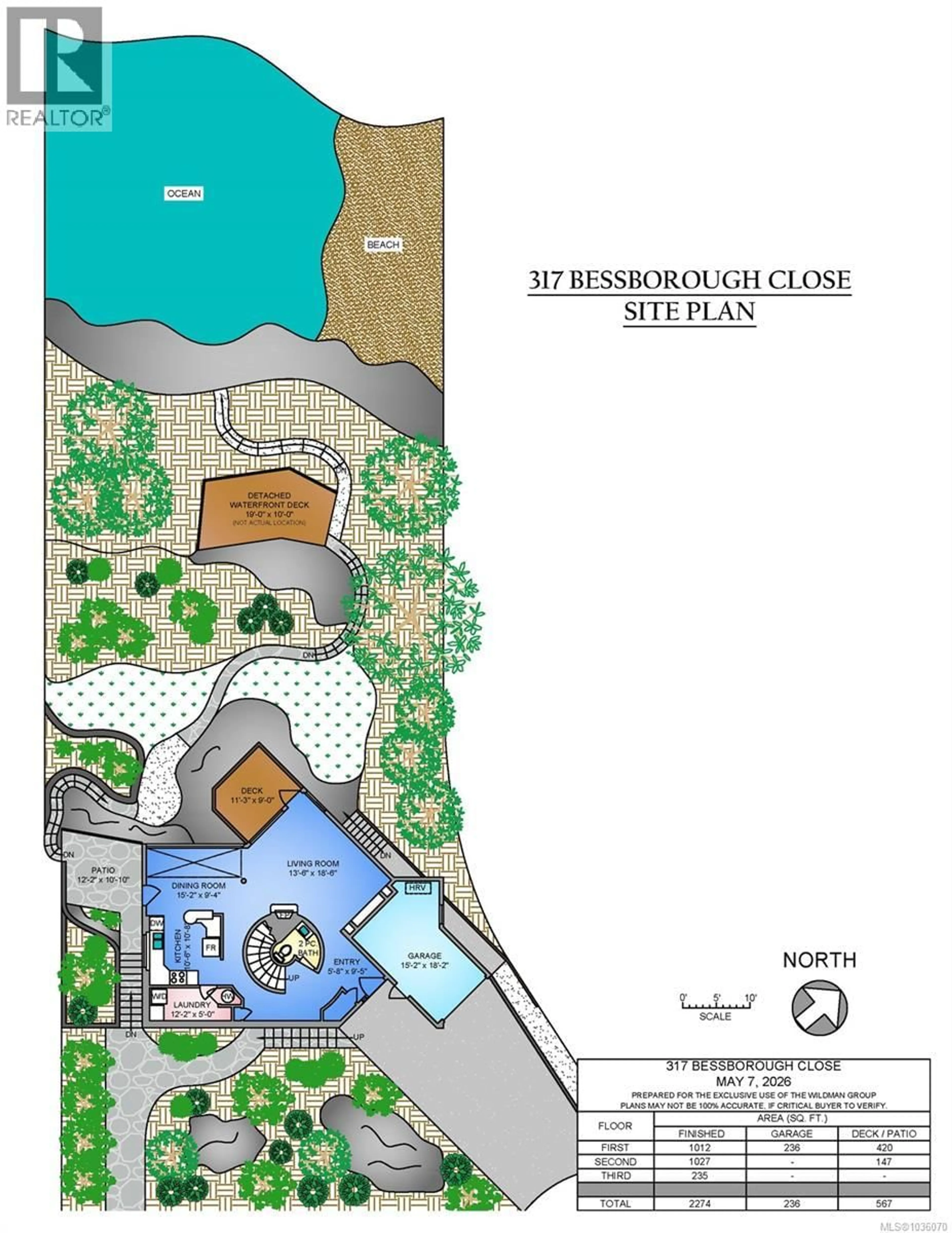 Floor plan for 317 BESSBOROUGH CLOSE, View Royal British Columbia V9B3M3