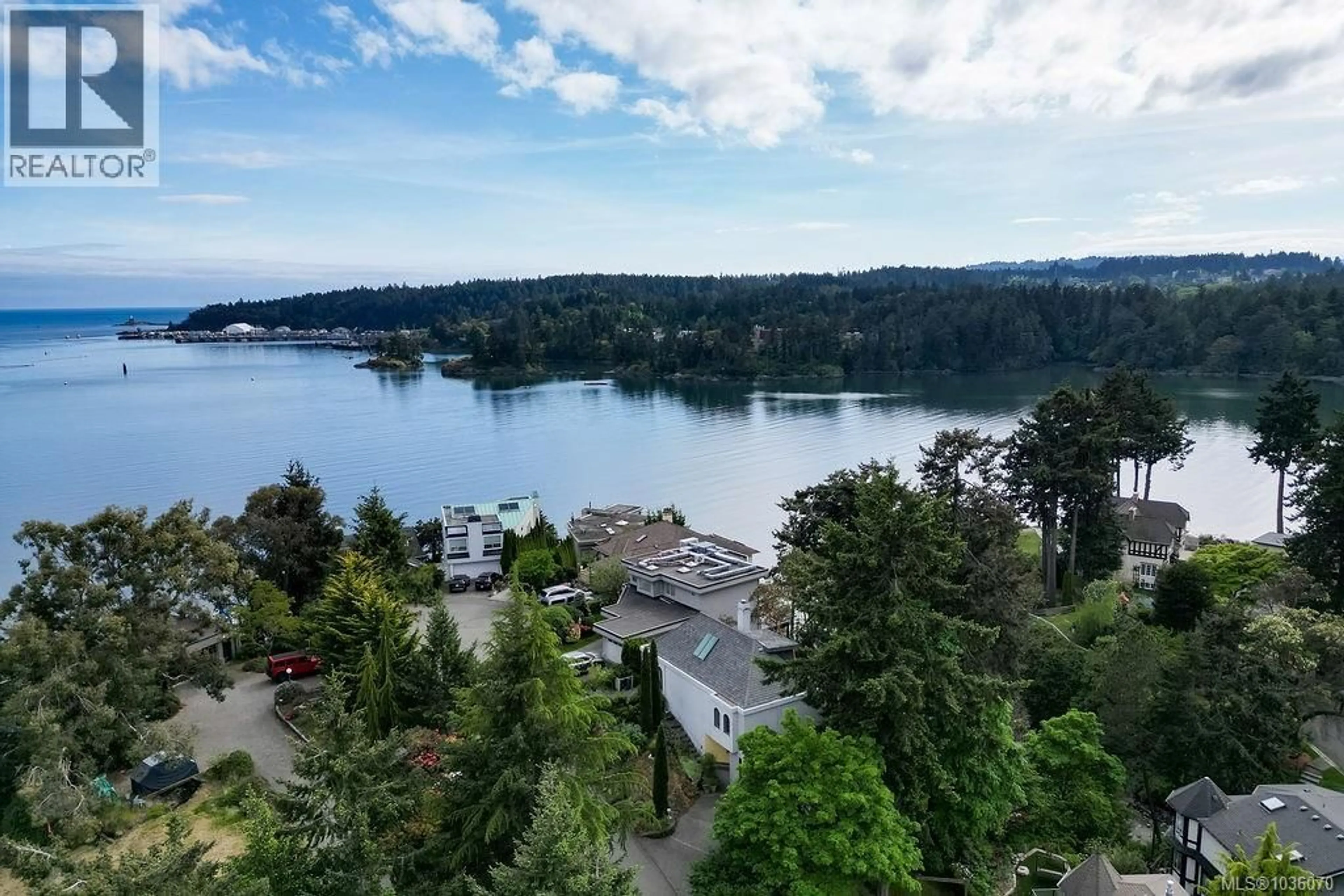 A pic from outside/outdoor area/front of a property/back of a property/a pic from drone, water/lake/river/ocean view for 317 BESSBOROUGH CLOSE, View Royal British Columbia V9B3M3