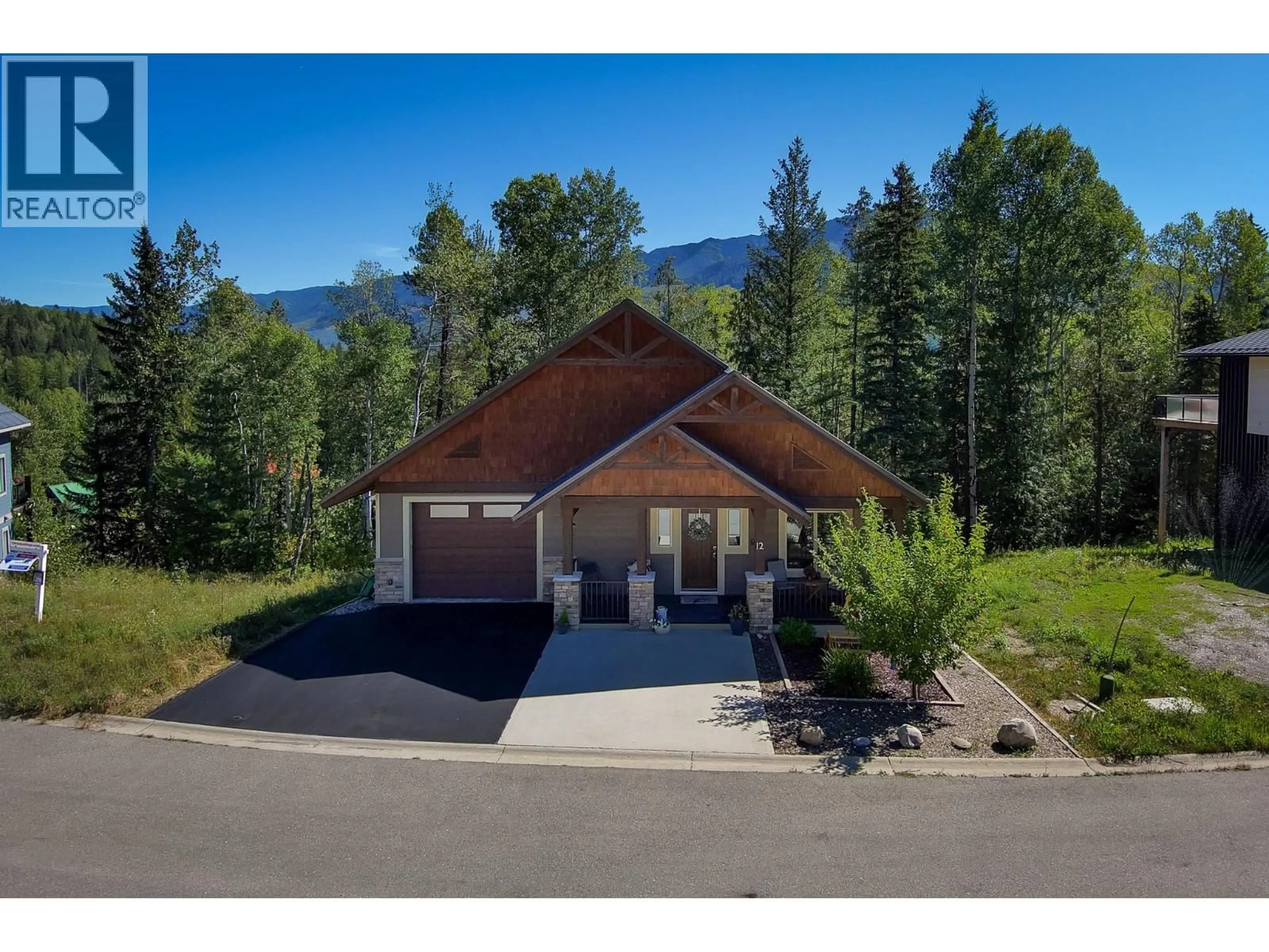 A pic from outside/outdoor area/front of a property/back of a property/a pic from drone, mountain view for 12 ALPINE TRAIL PLACE, Fernie British Columbia V0B1M5
