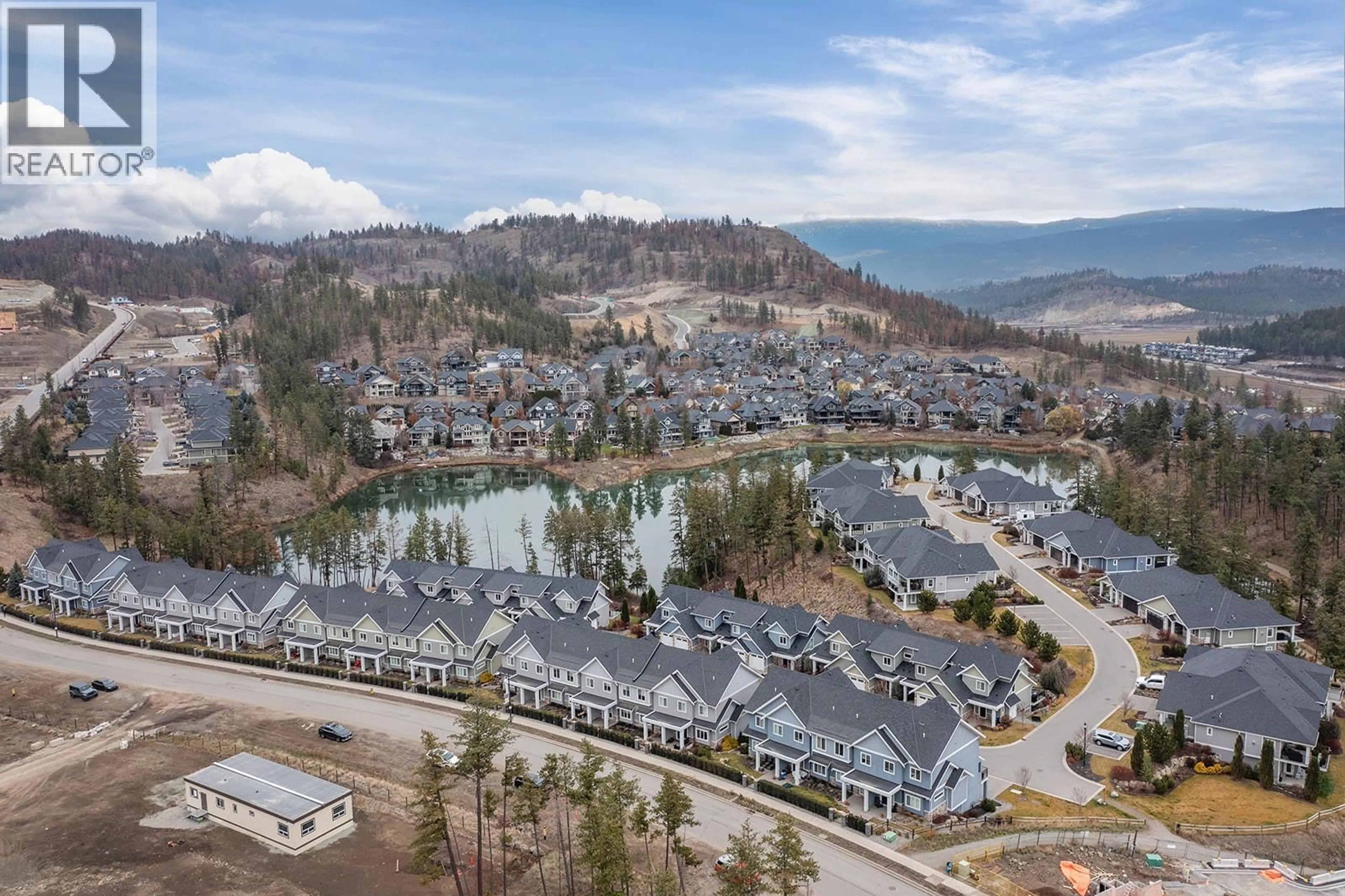 A pic from outside/outdoor area/front of a property/back of a property/a pic from drone, mountain view for 41 - 1450 UNION ROAD, Kelowna British Columbia V1V3E1