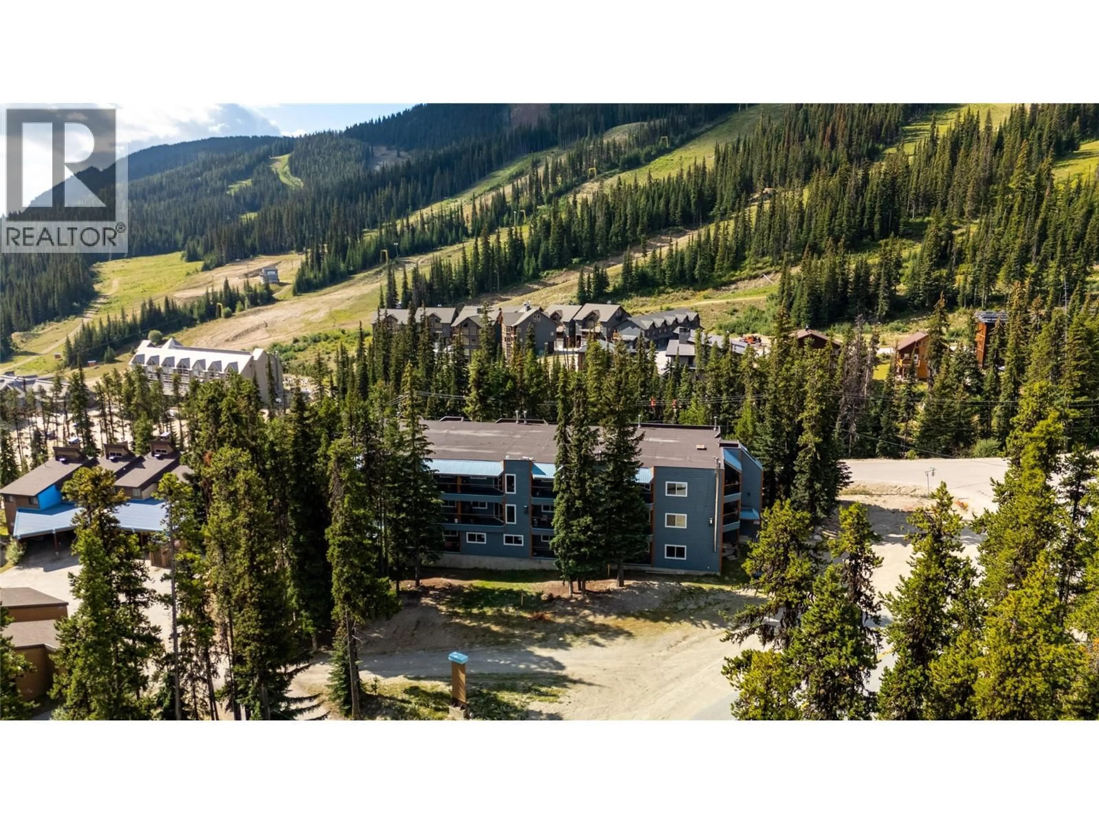 A pic from outside/outdoor area/front of a property/back of a property/a pic from drone, mountain view for 206 - 1191 APEX MOUNTAIN ROAD, Penticton British Columbia V2A0E2