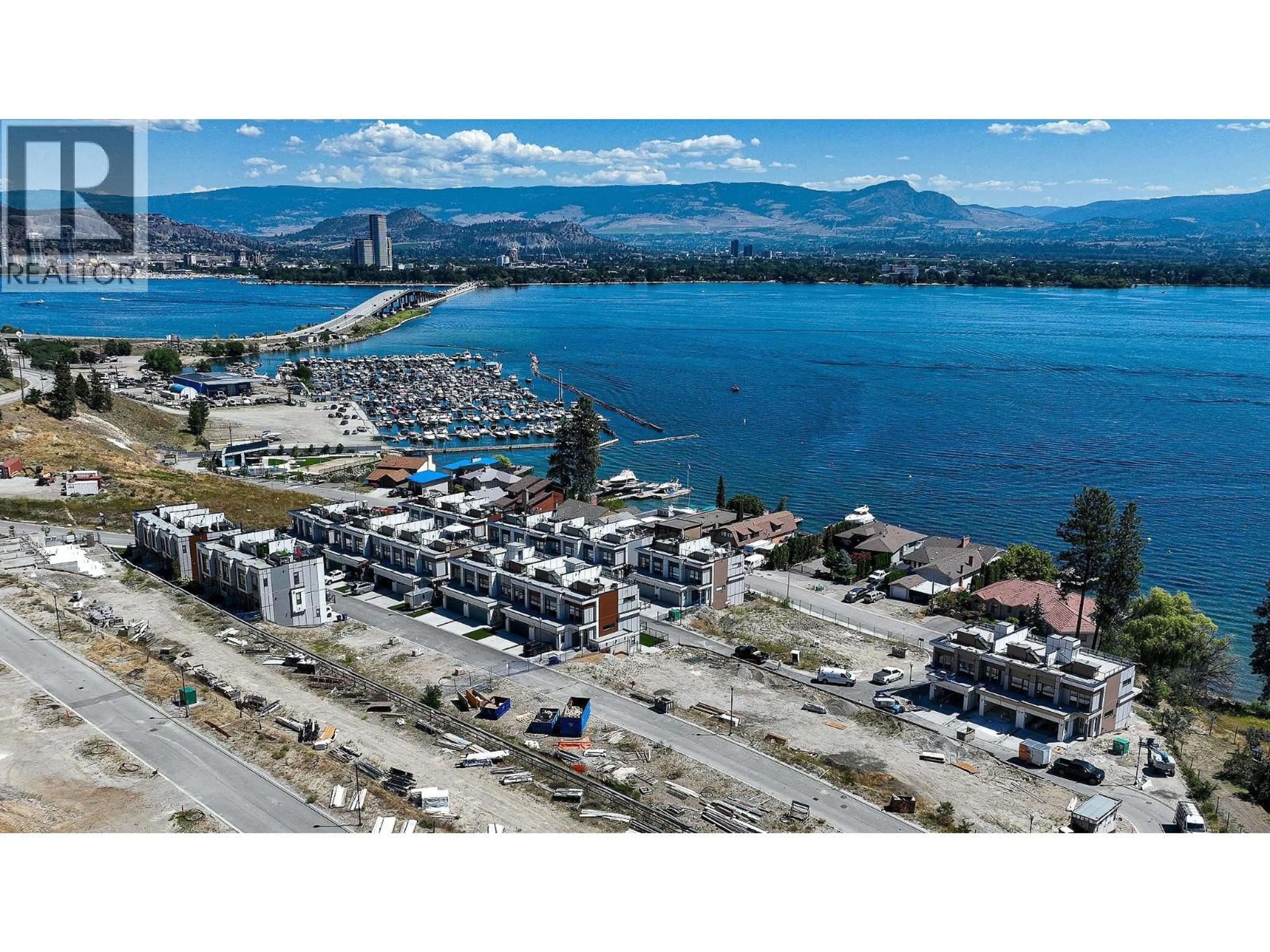 A pic from outside/outdoor area/front of a property/back of a property/a pic from drone, water/lake/river/ocean view for 170 - 2100 CAMPBELL ROAD, West Kelowna British Columbia V1Z0A7