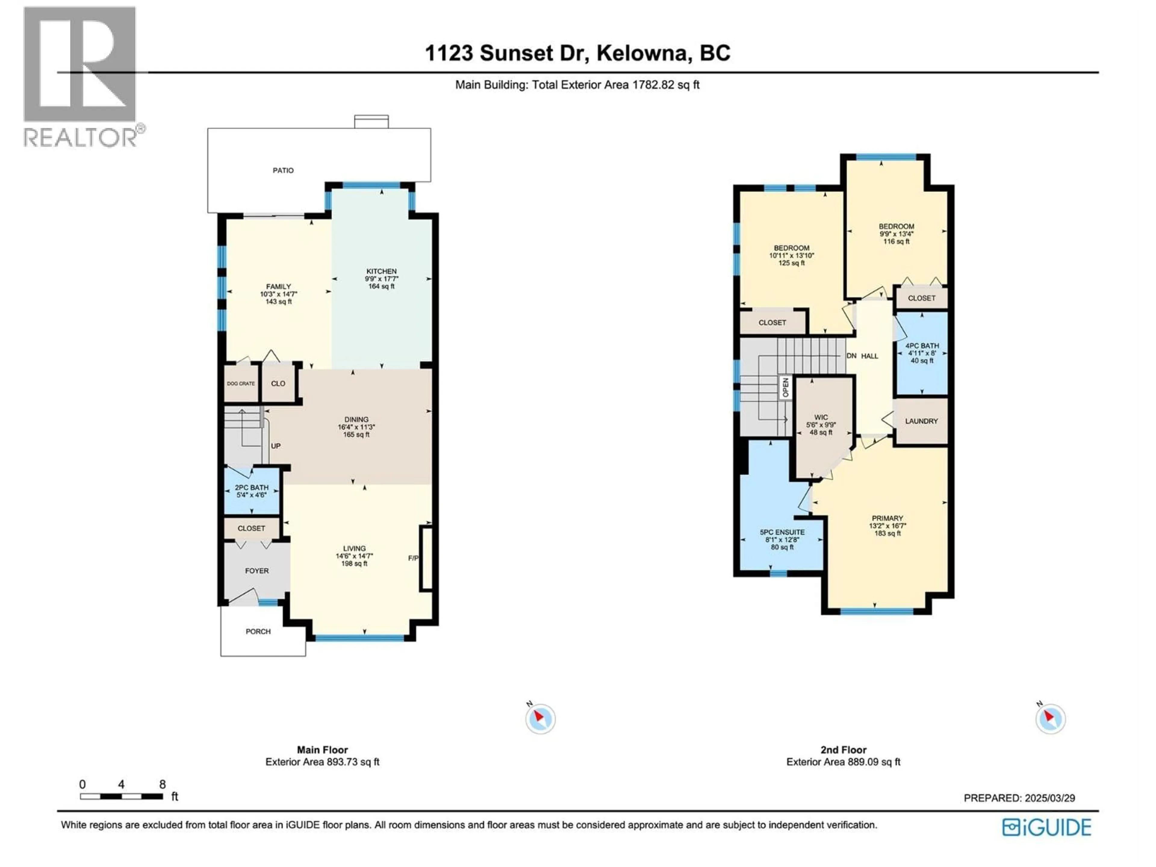 Floor plan for 1123 SUNSET DRIVE, Kelowna British Columbia V1Y9Z5