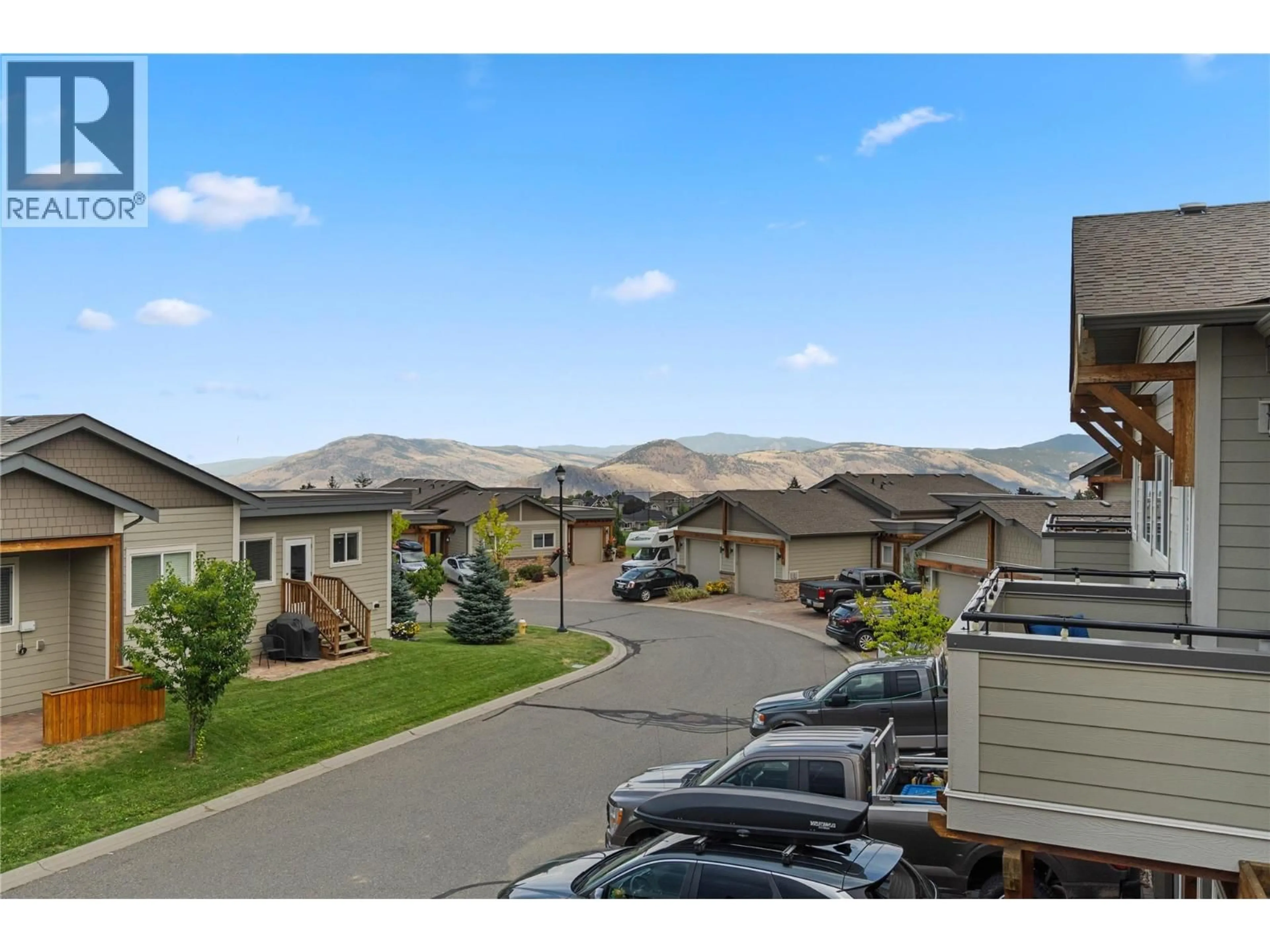A pic from outside/outdoor area/front of a property/back of a property/a pic from drone, mountain view for 21 - 2200 LINFIELD DRIVE, Kamloops British Columbia V1S0C5