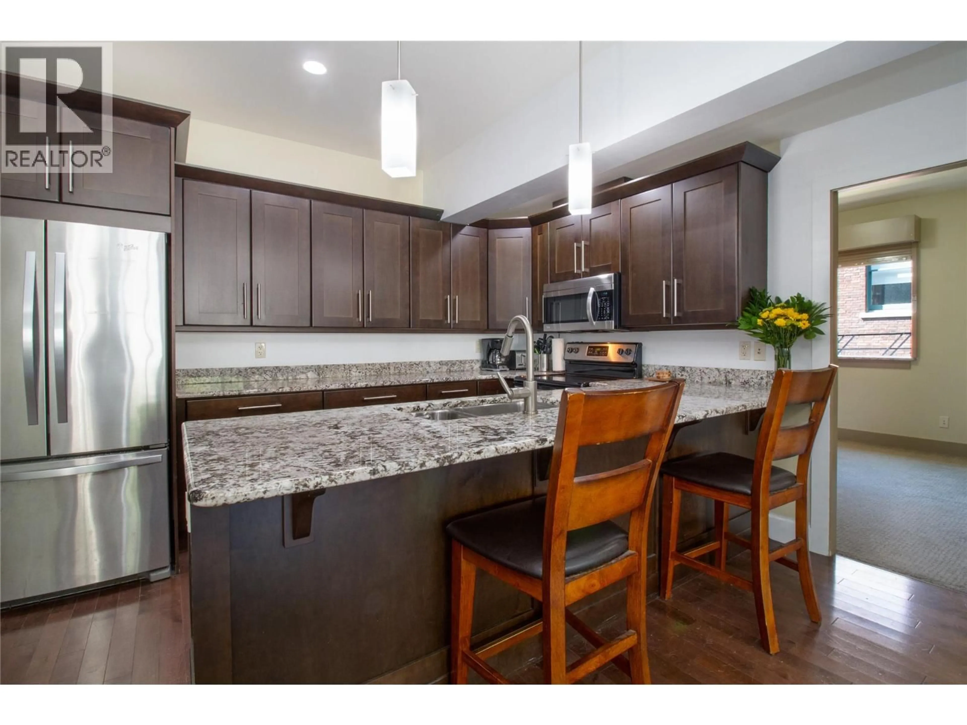 Open concept kitchen, unknown for 207 - 309 FIRST STREET WEST, Revelstoke British Columbia V0E2S0