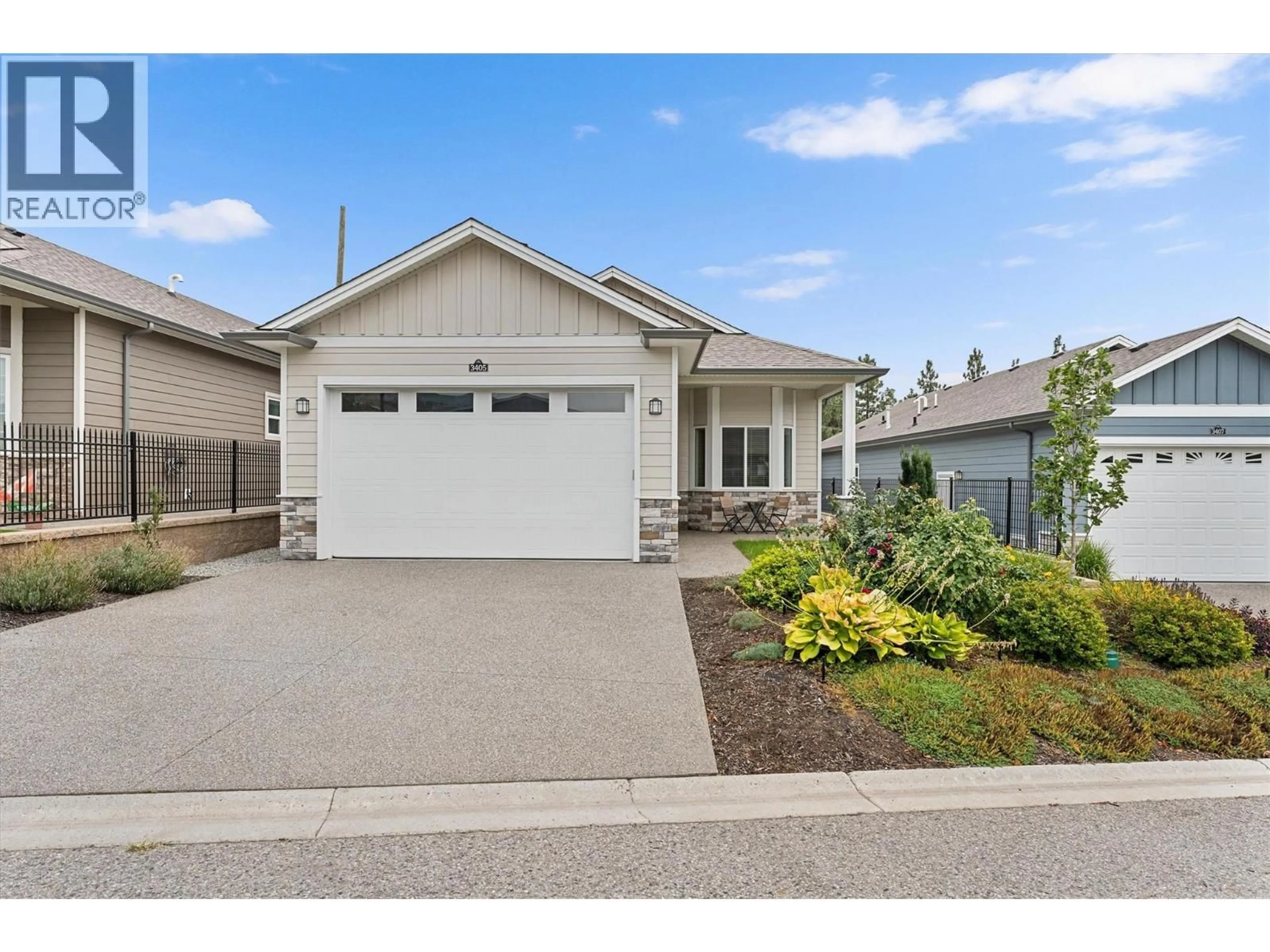 Home with vinyl exterior material, street for 3405 IRONWOOD DRIVE, West Kelowna British Columbia V4T0A9