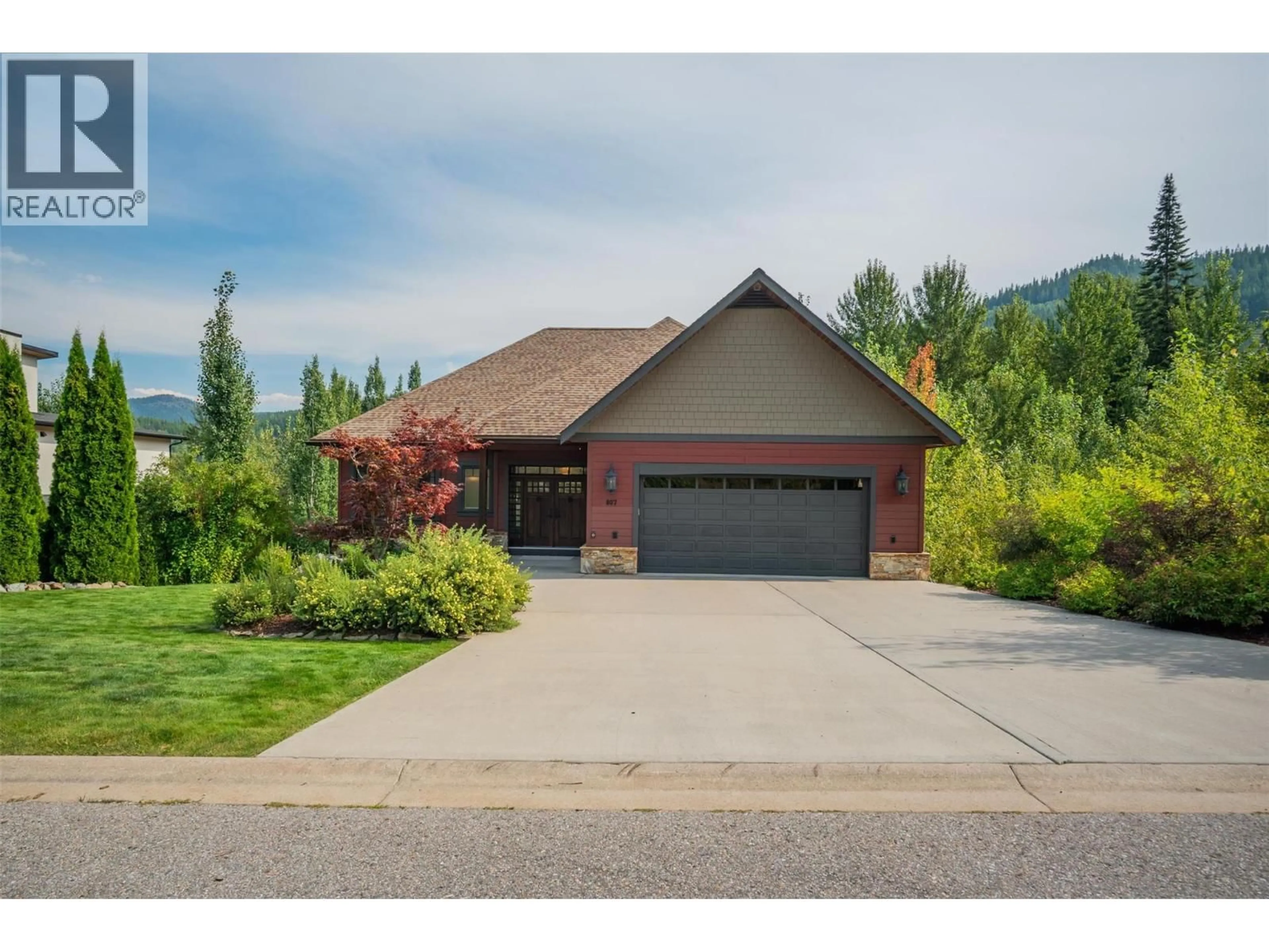 Home with brick exterior material, mountain view for 807 WHITE TAIL DRIVE, Rossland British Columbia V0G1Y0