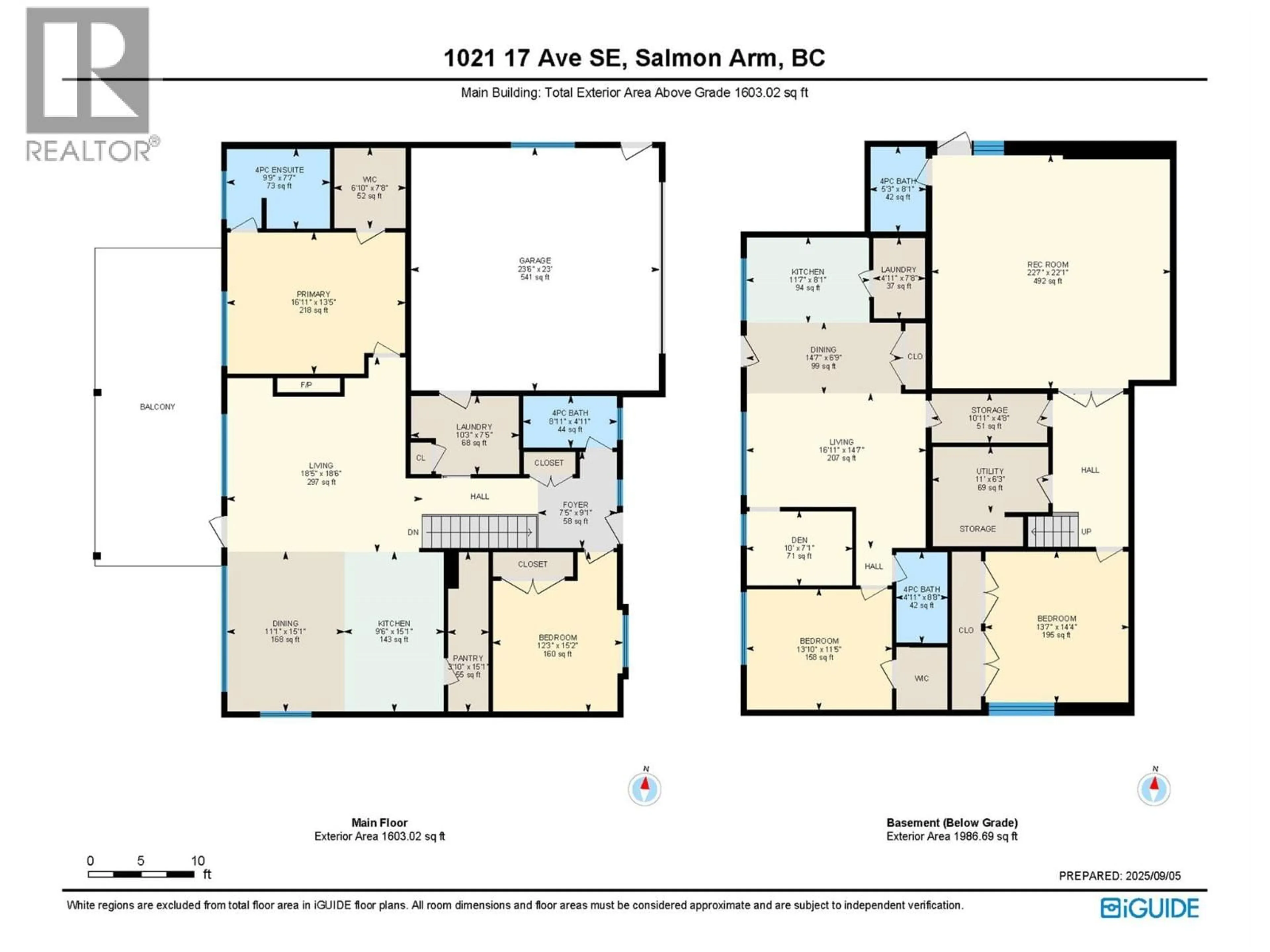Floor plan for 1021 17 AVENUE SOUTHEAST, Salmon Arm British Columbia V1E2G2