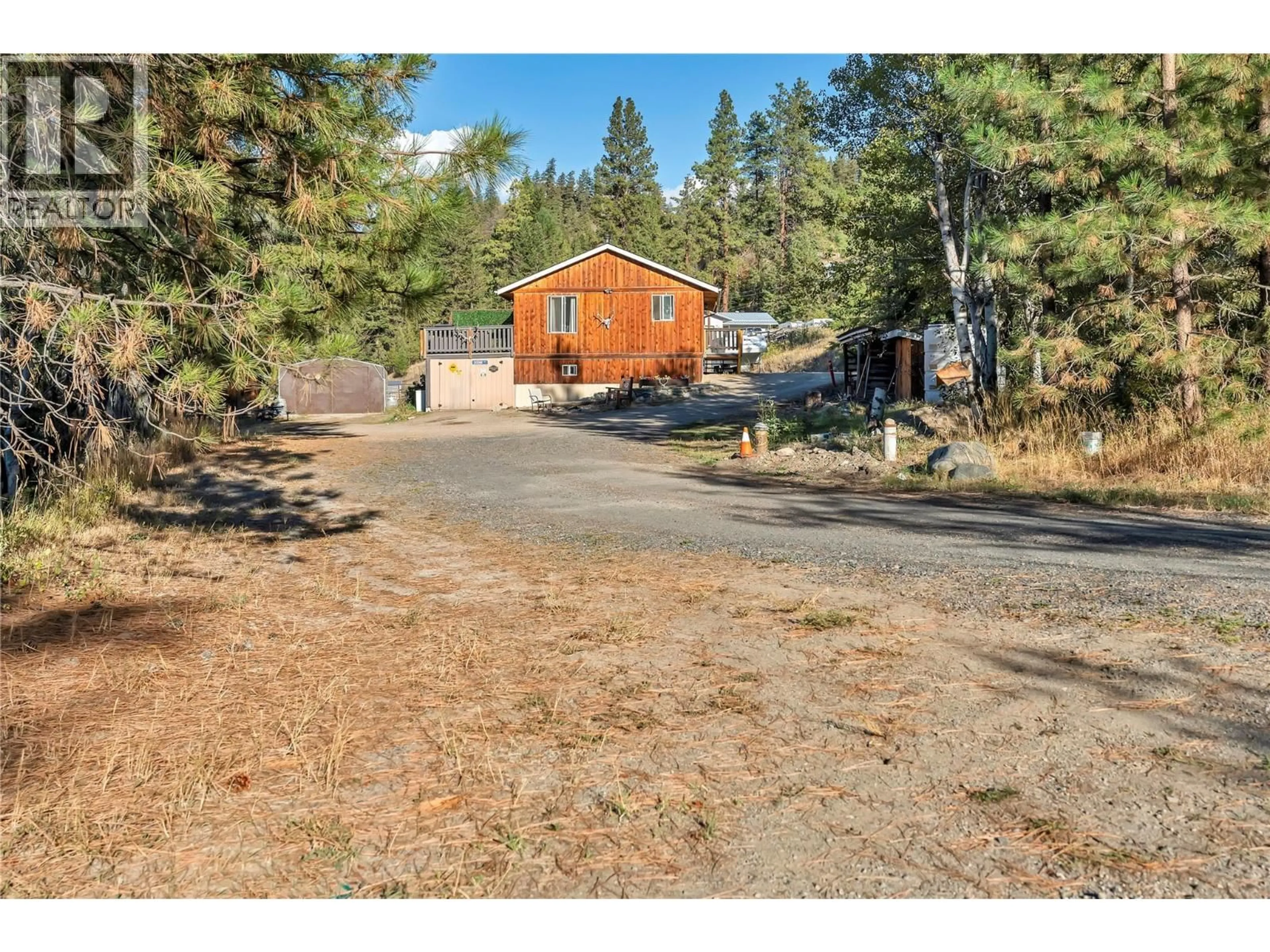 A pic from outside/outdoor area/front of a property/back of a property/a pic from drone, unknown for 432 DARCY MOUNTAIN ROAD, Princeton British Columbia V0X1W0