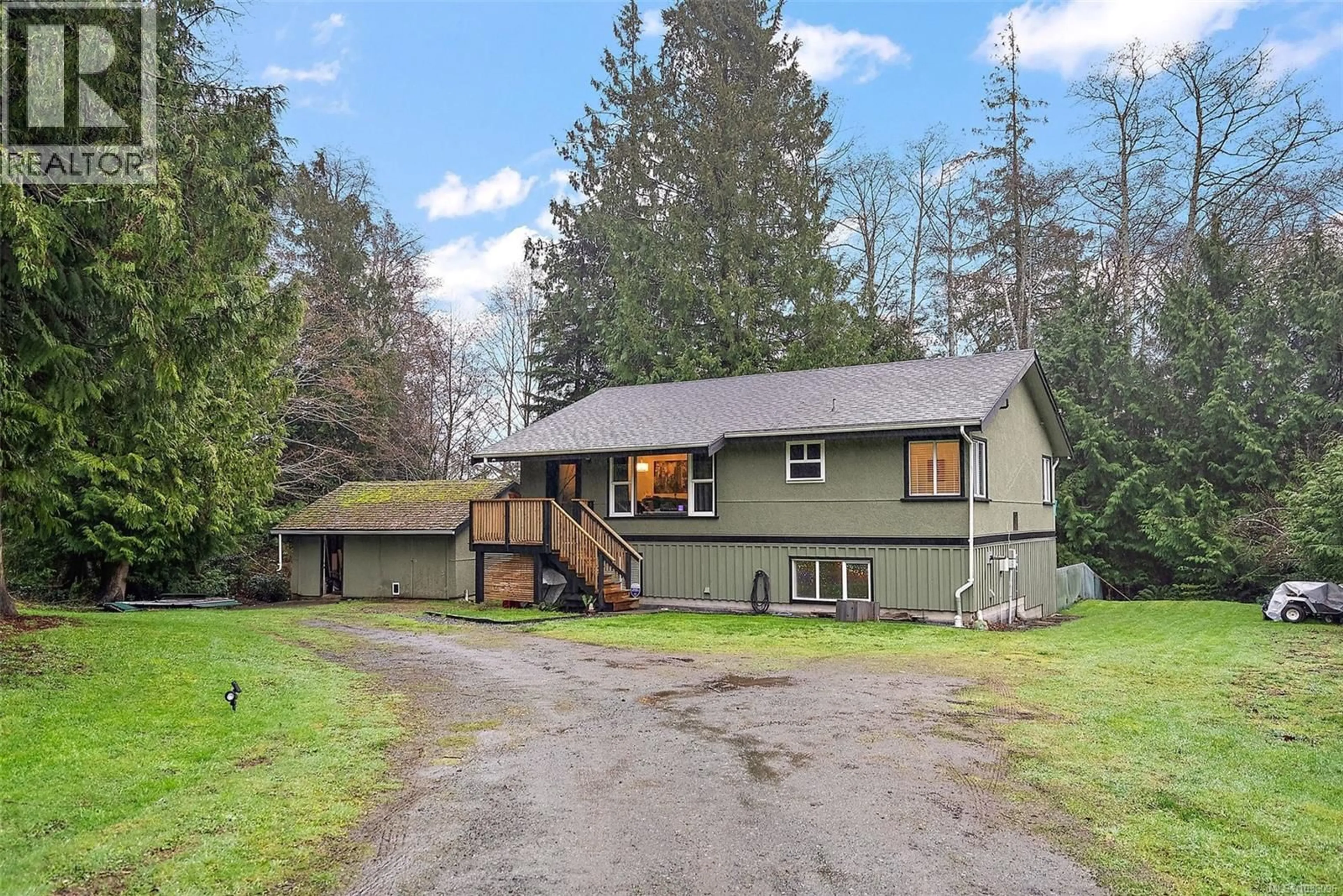 A pic from outside/outdoor area/front of a property/back of a property/a pic from drone, unknown for 6909 GRANT ROAD WEST, Sooke British Columbia V9Z0P4