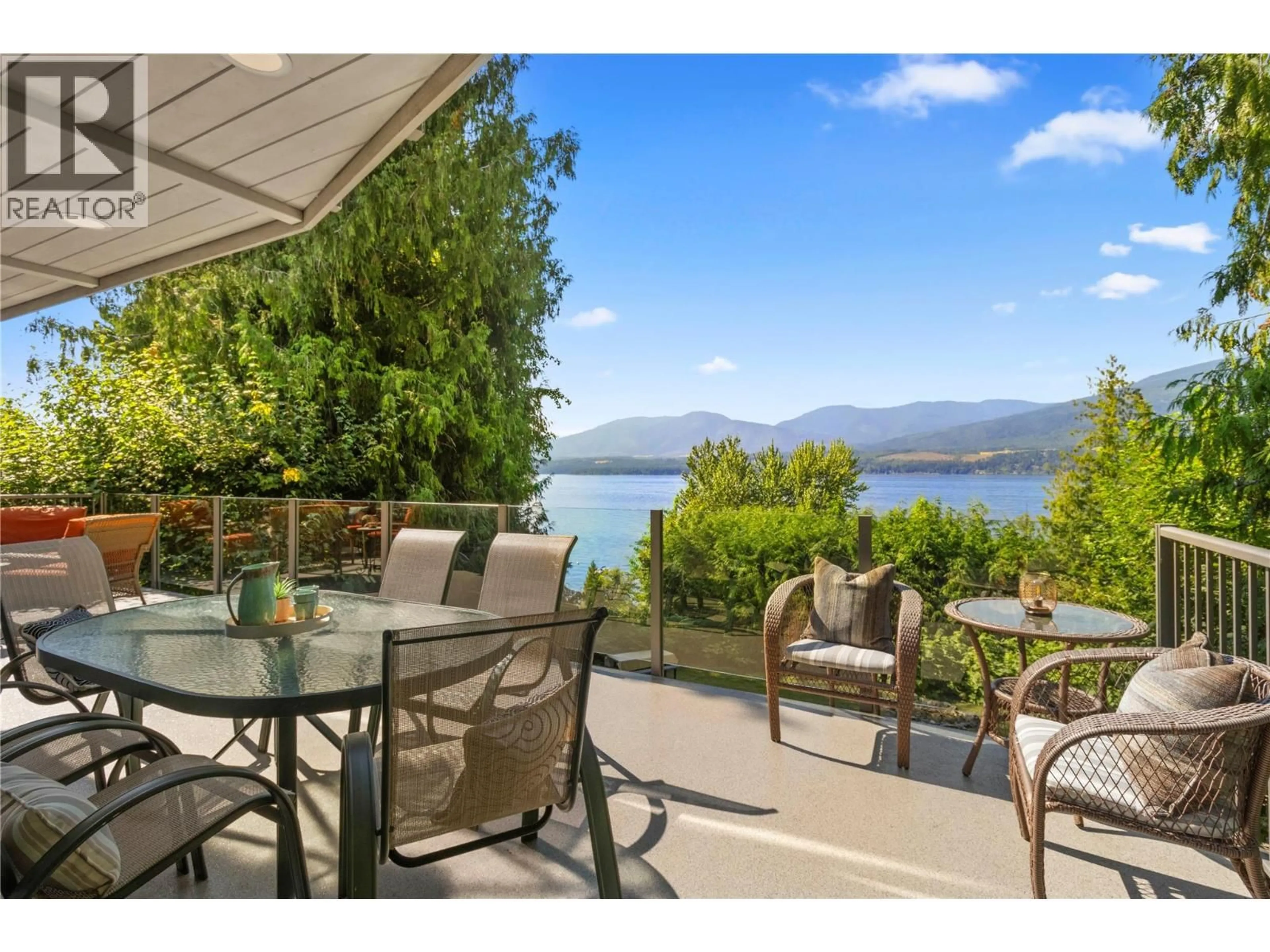 Patio, water/lake/river/ocean view for 4086 TORRY ROAD, Eagle Bay British Columbia V0E1T0