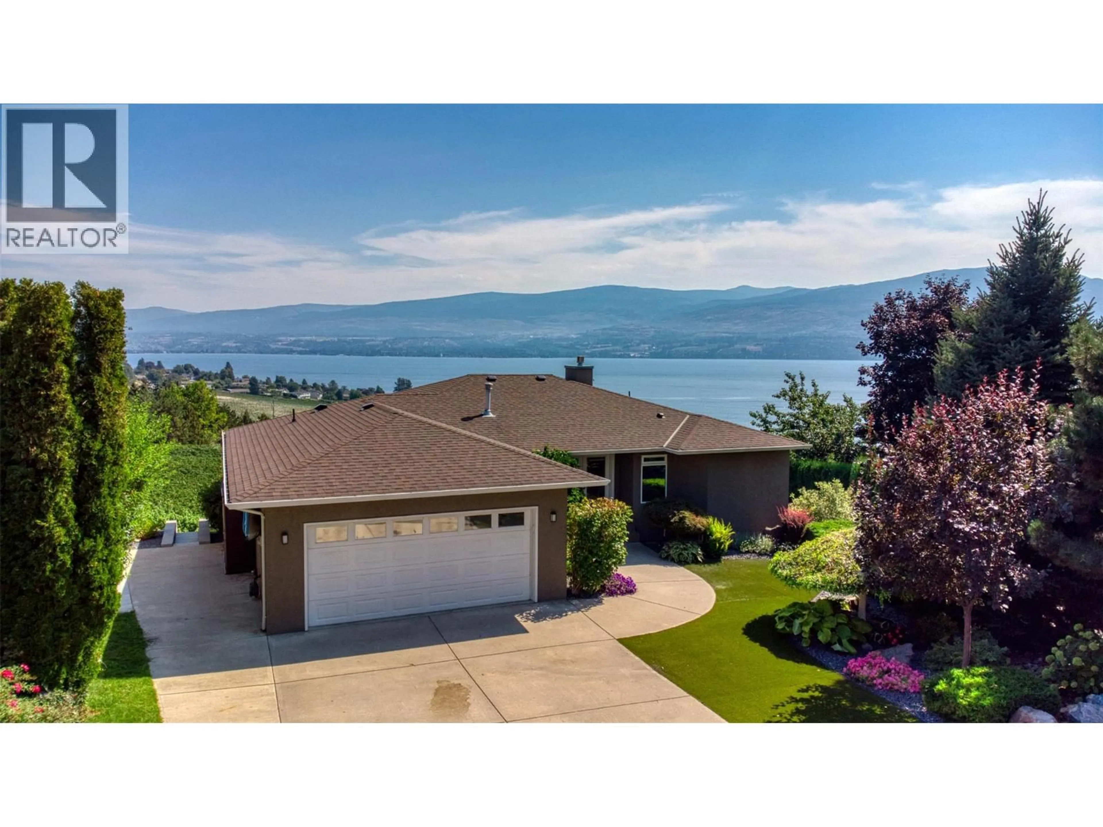A pic from outside/outdoor area/front of a property/back of a property/a pic from drone, water/lake/river/ocean view for 6 - 3333 CHANCELLOR PLACE, West Kelowna British Columbia V4T2S9