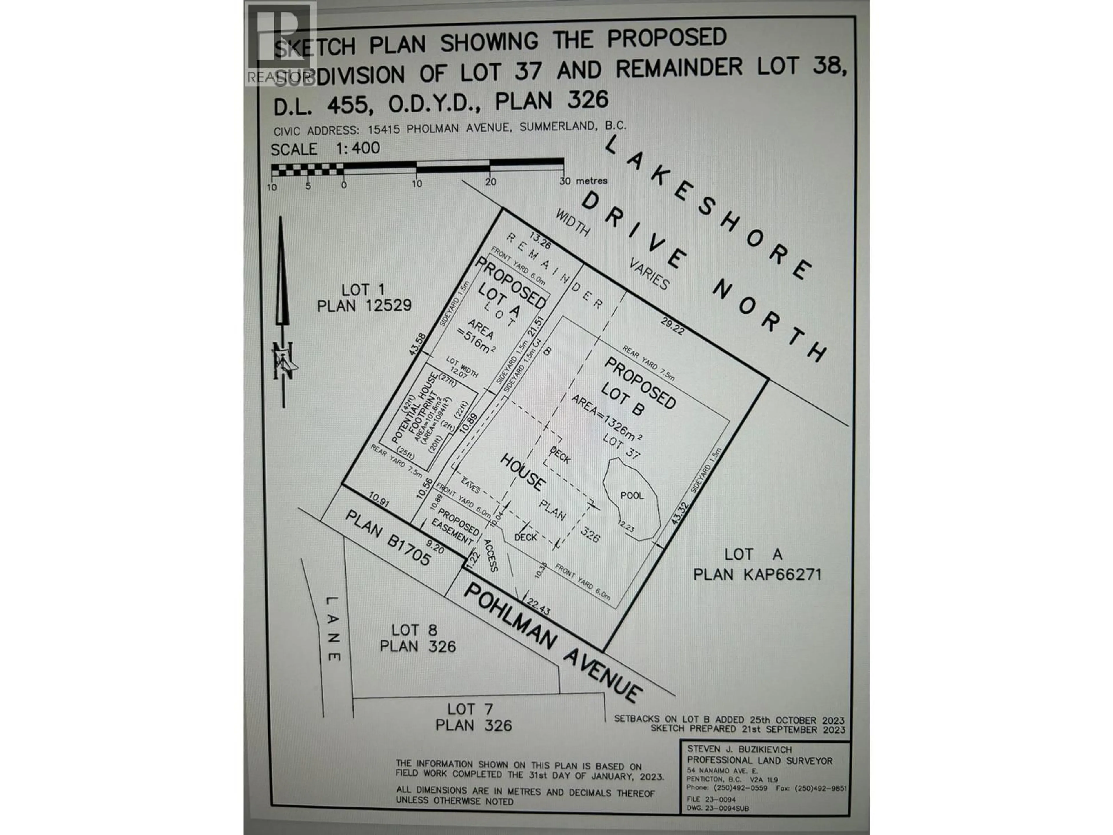 Floor plan for 15415 POHLMAN AVENUE, Summerland British Columbia V0H1Z6