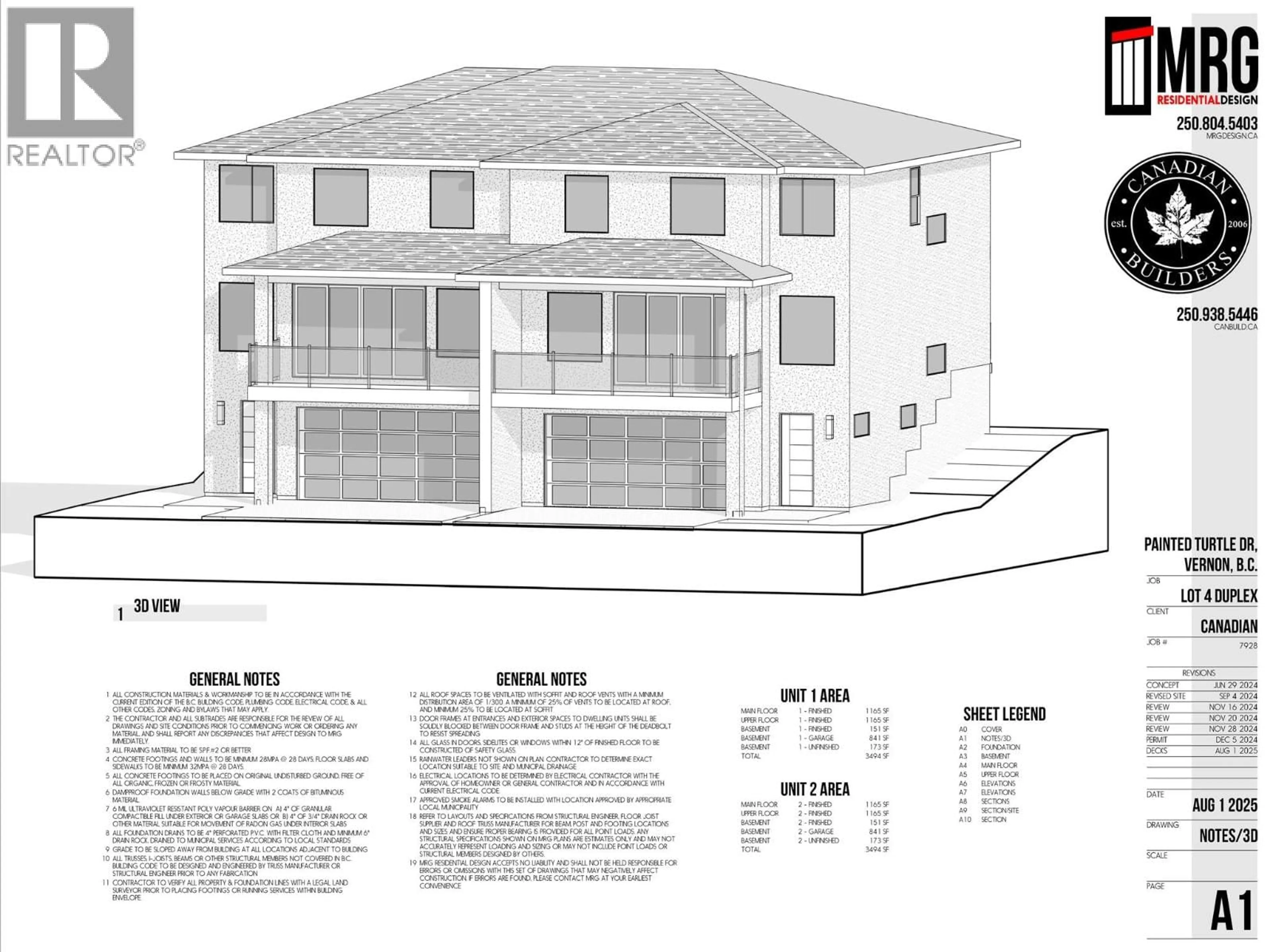 Floor plan for 4315 PAINTED TURTLE DRIVE, Vernon British Columbia V1H1A2