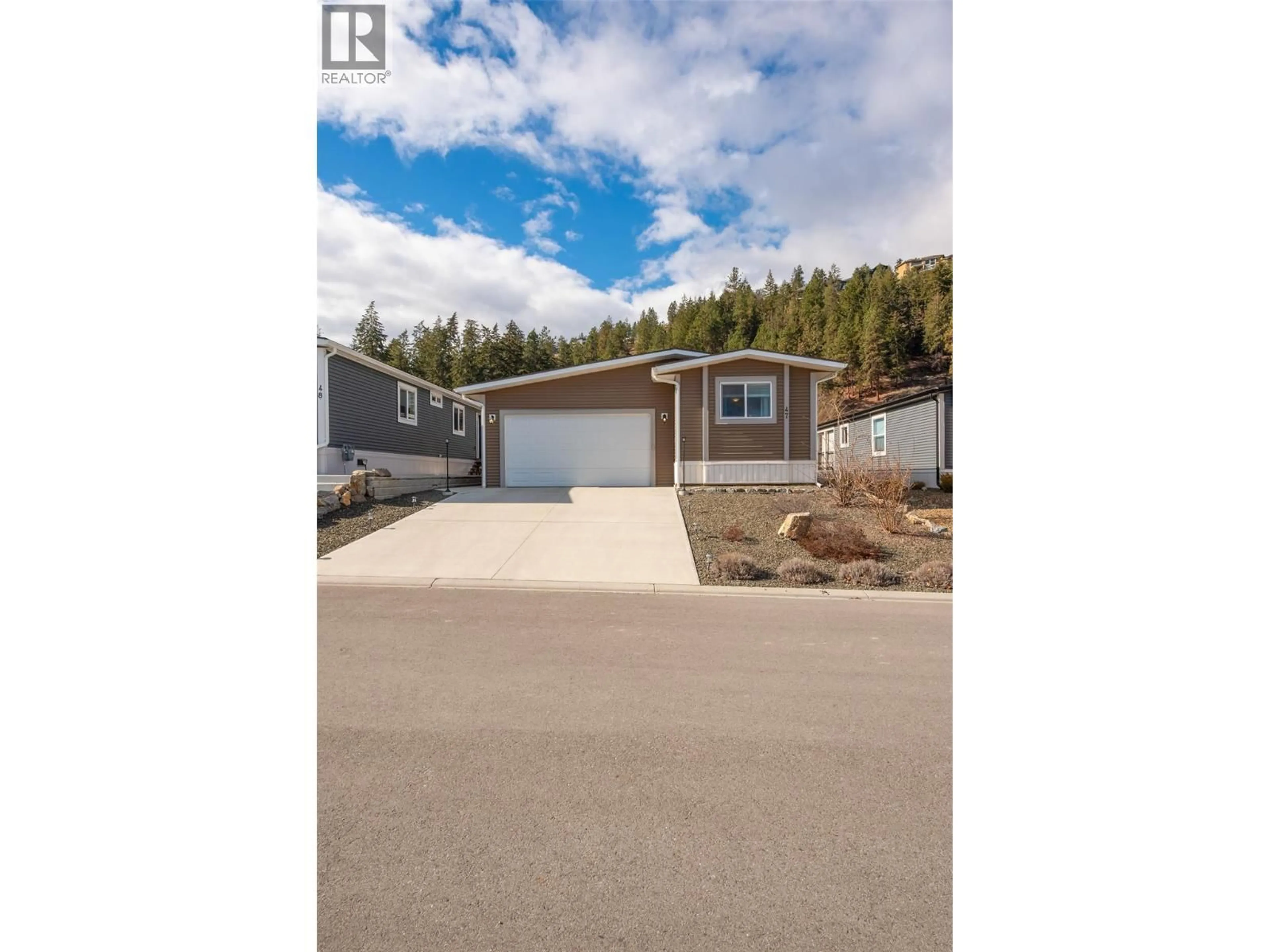 A pic from outside/outdoor area/front of a property/back of a property/a pic from drone, unknown for 47 - 1835 NANCEE WAY COURT, West Kelowna British Columbia V1Z4C1