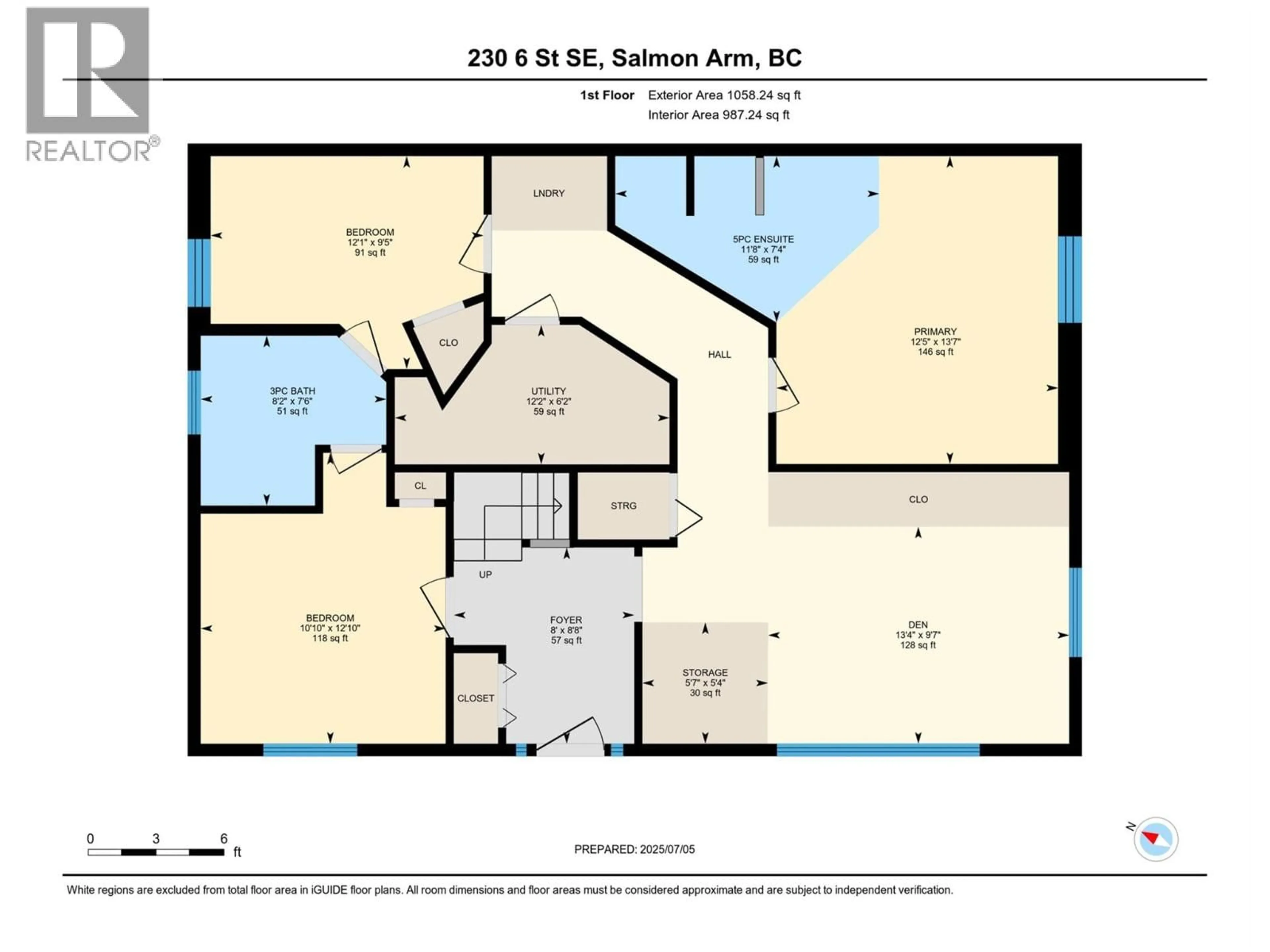 Floor plan for 230 6 STREET SOUTHEAST, Salmon Arm British Columbia V1E4E8