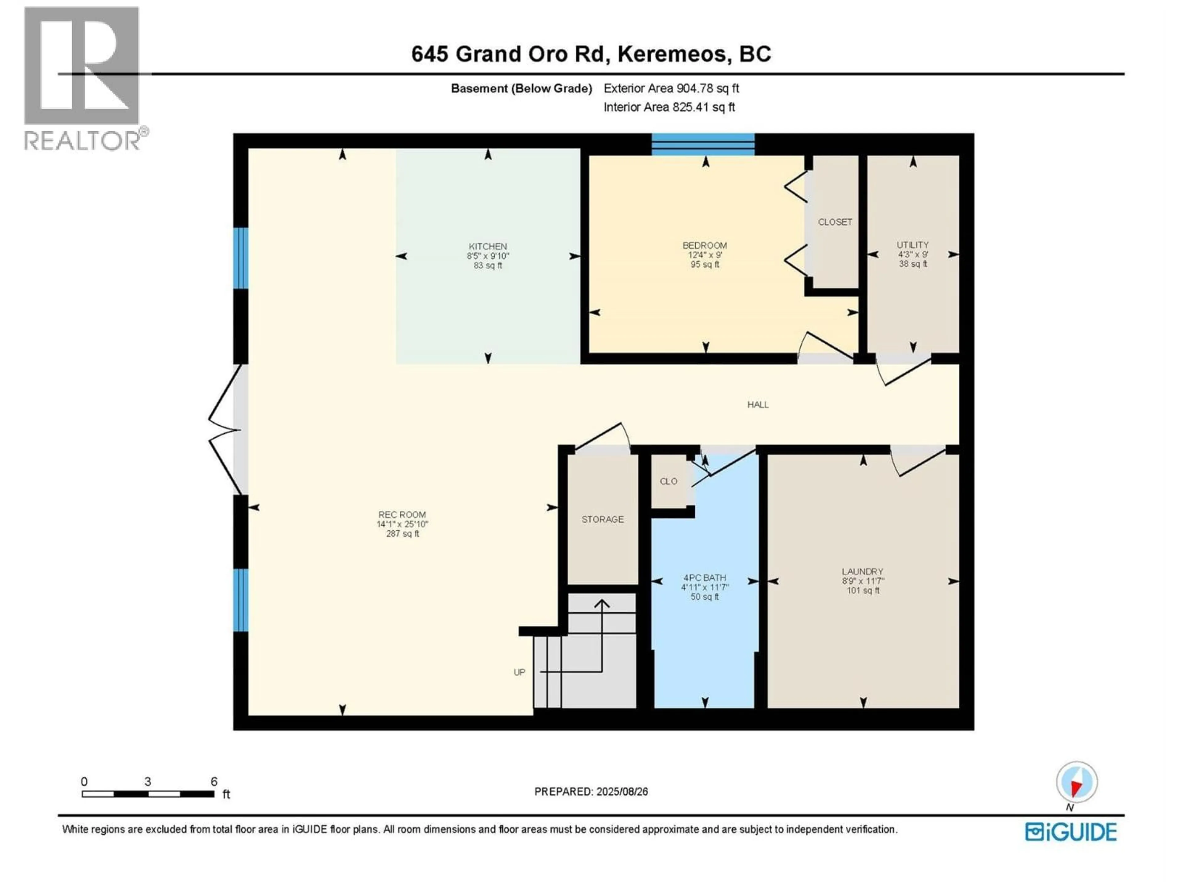 Floor plan for 645 GRAND ORO ROAD, Kaleden British Columbia V0H1K0