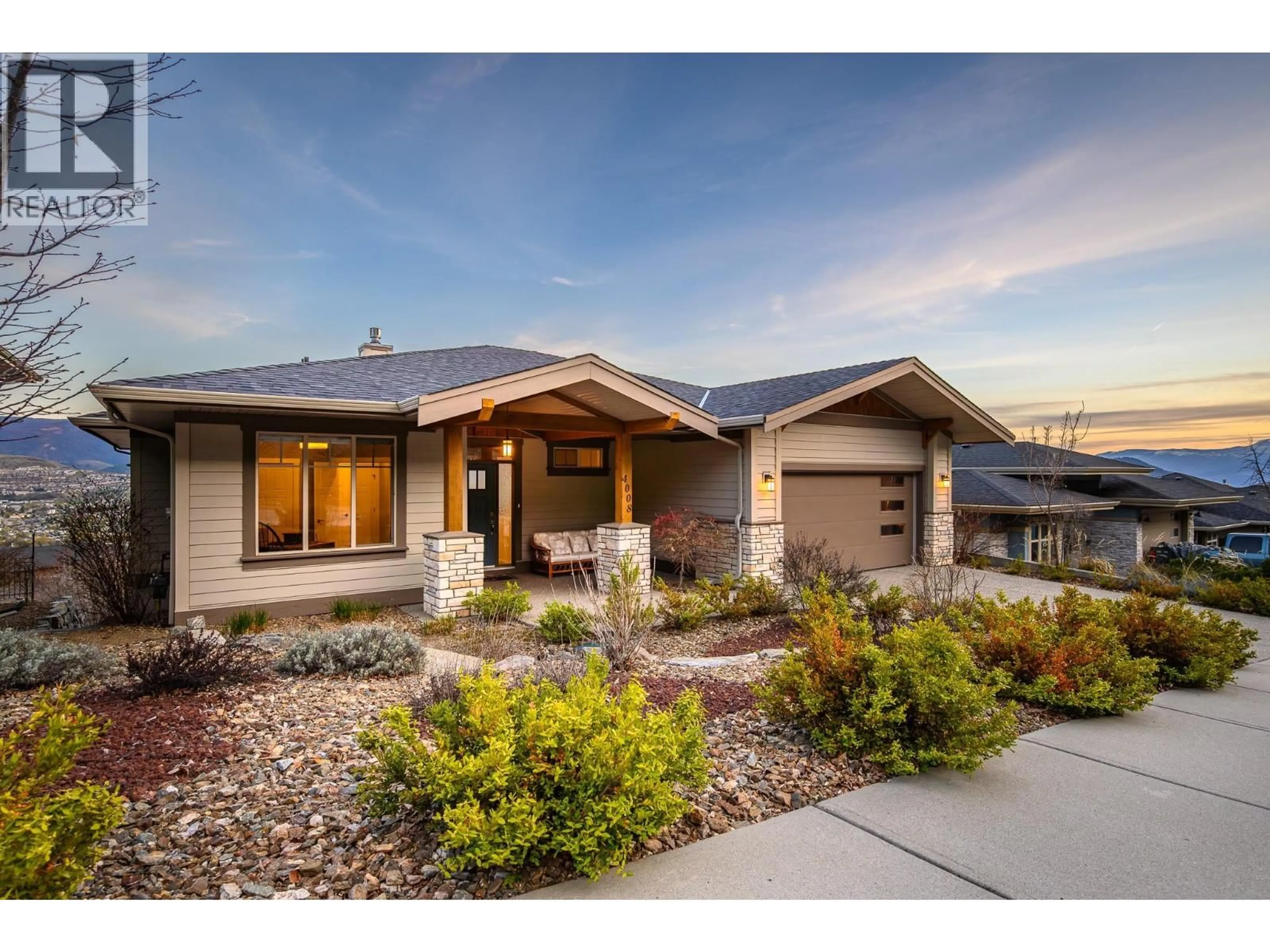 Home with brick exterior material, street for 4008 TERRAPIN PLACE, Vernon British Columbia V1T9W4