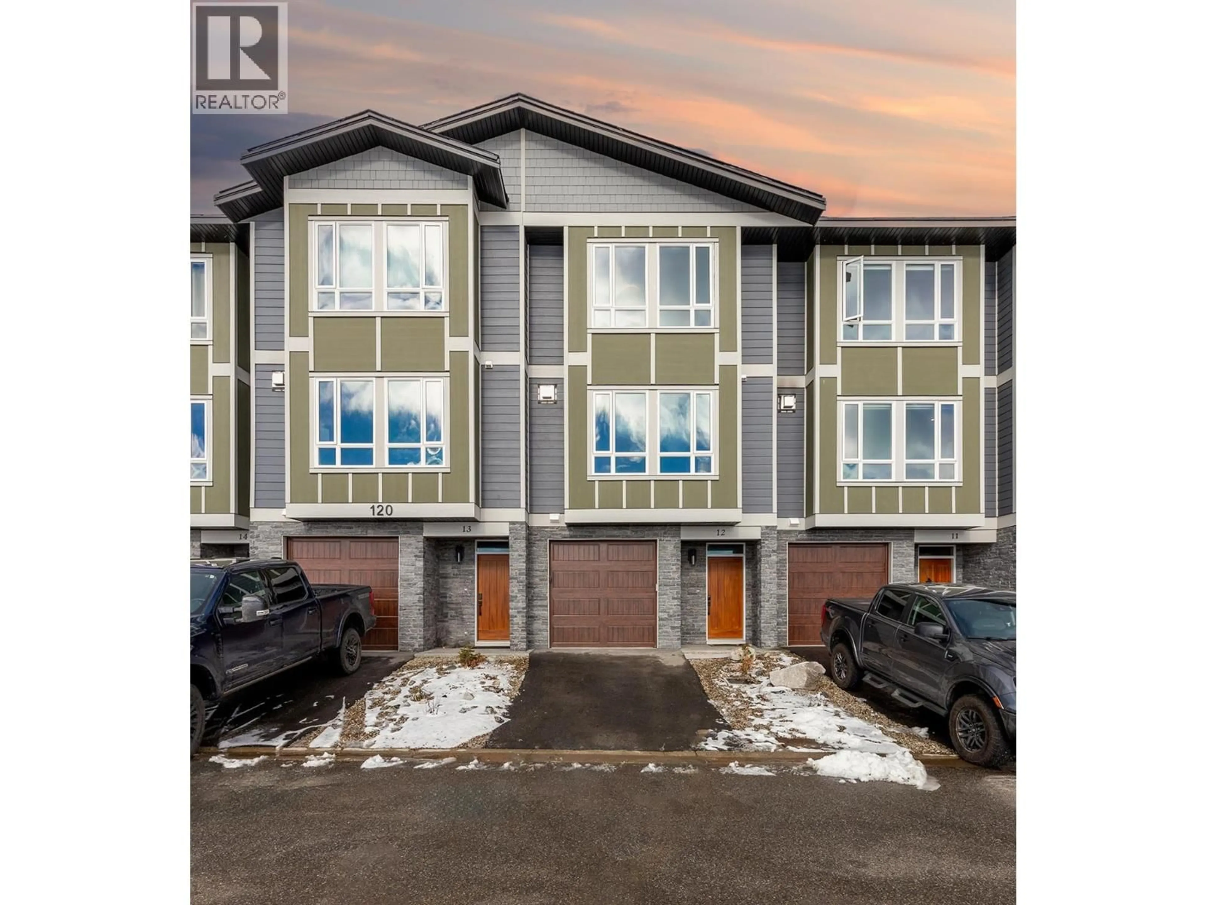 A pic from outside/outdoor area/front of a property/back of a property/a pic from drone, street for 12 - 120 GRIZZLY RIDGE TRAIL, Big White British Columbia V0H1A0