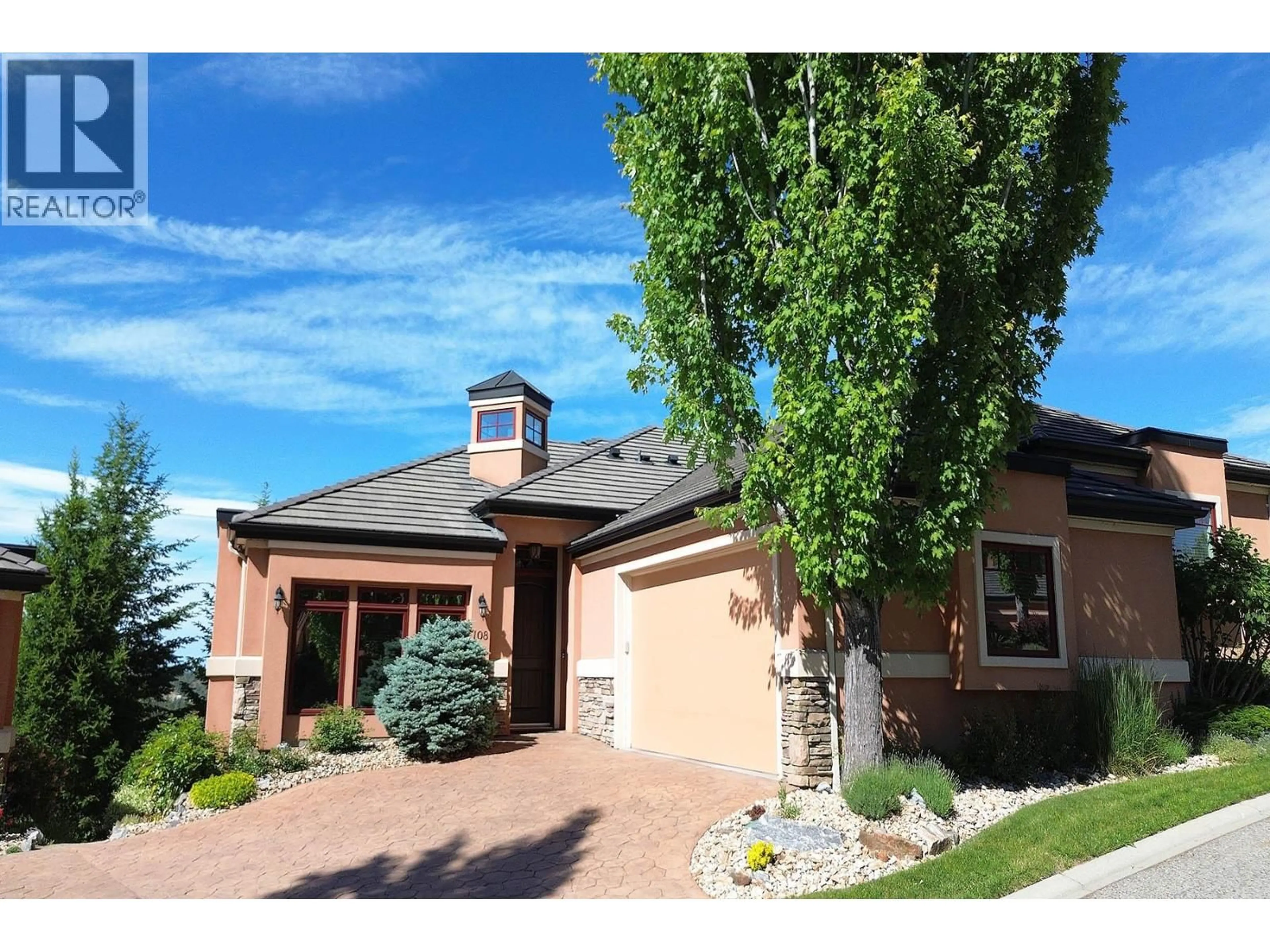 Home with brick exterior material, street for 108 - 1910 CAPISTRANO DRIVE, Kelowna British Columbia V1V2S5
