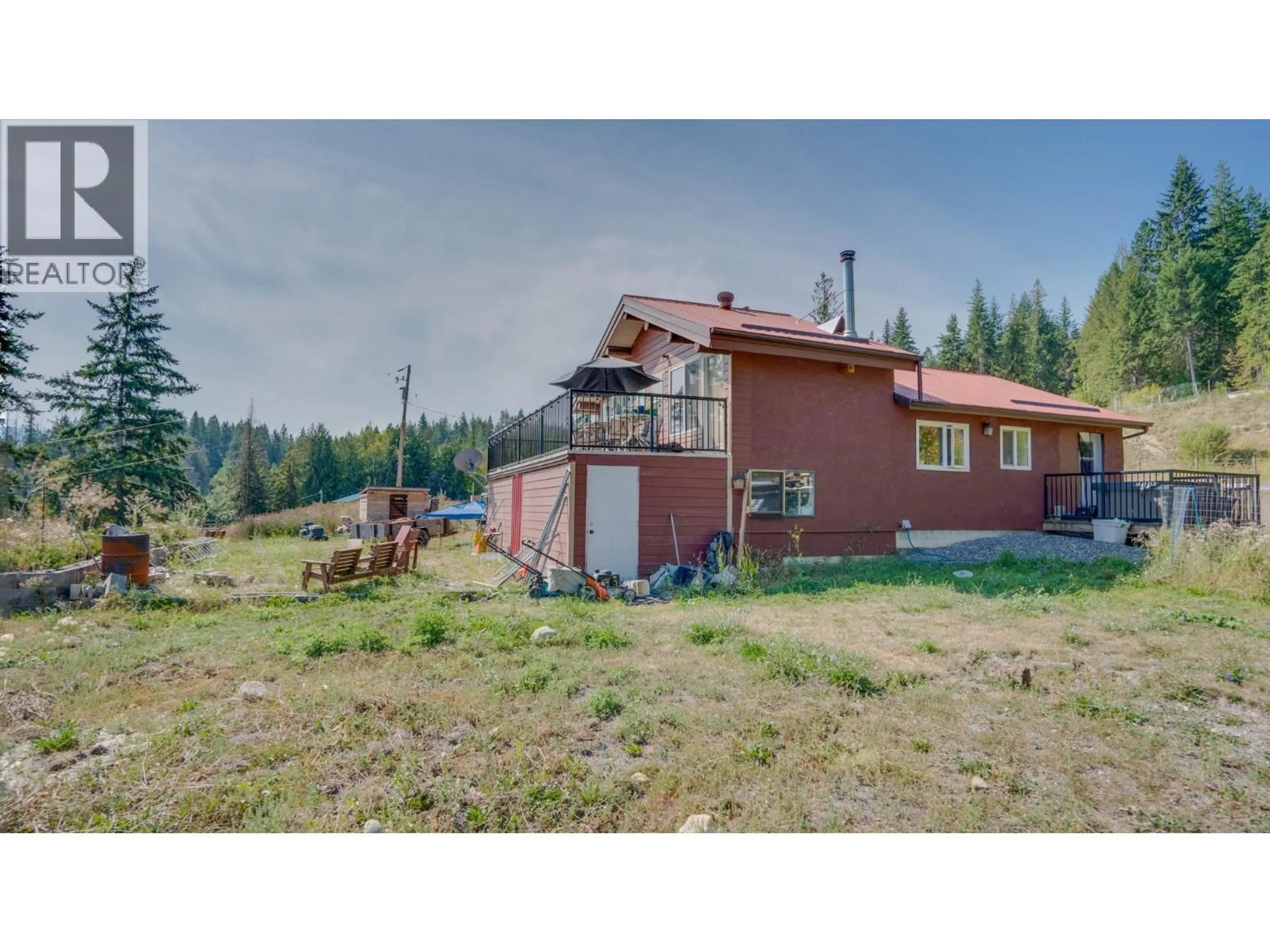 A pic from outside/outdoor area/front of a property/back of a property/a pic from drone, unknown for 20 VALECAIRN ROAD, Enderby British Columbia V0E1V3
