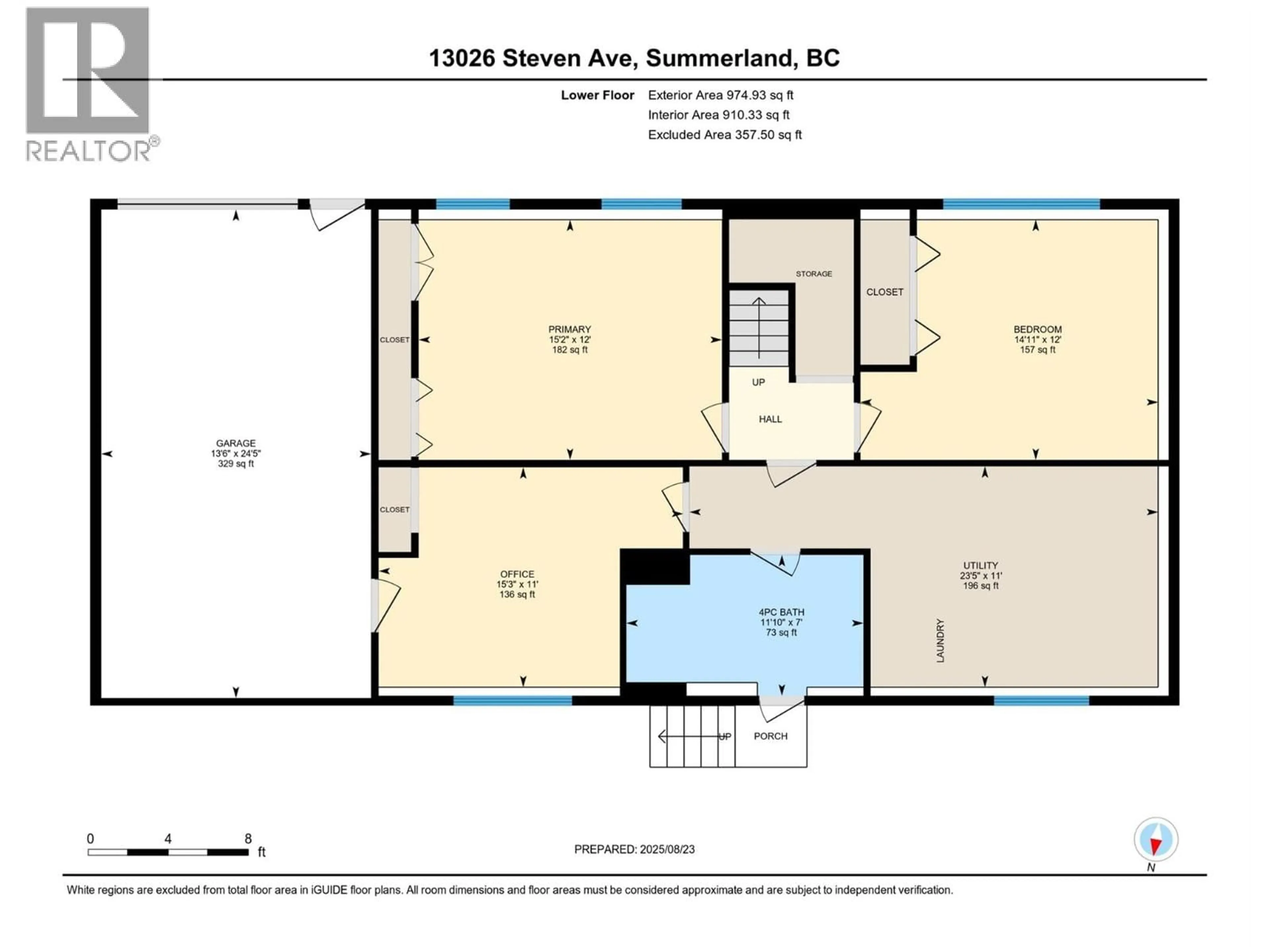 Floor plan for 13026 STEVEN AVENUE, Summerland British Columbia V0H1Z0