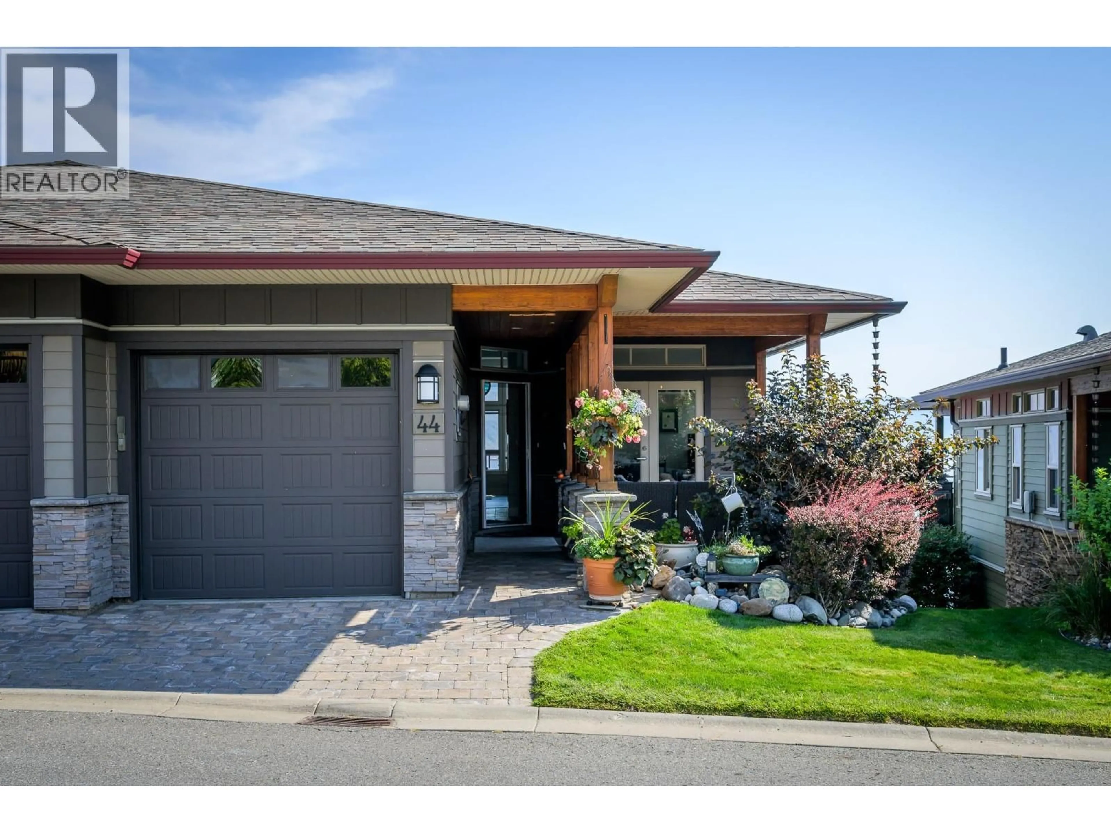 Home with brick exterior material, street for 44 - 175 HOLLOWAY DRIVE, Kamloops British Columbia V1S0B2