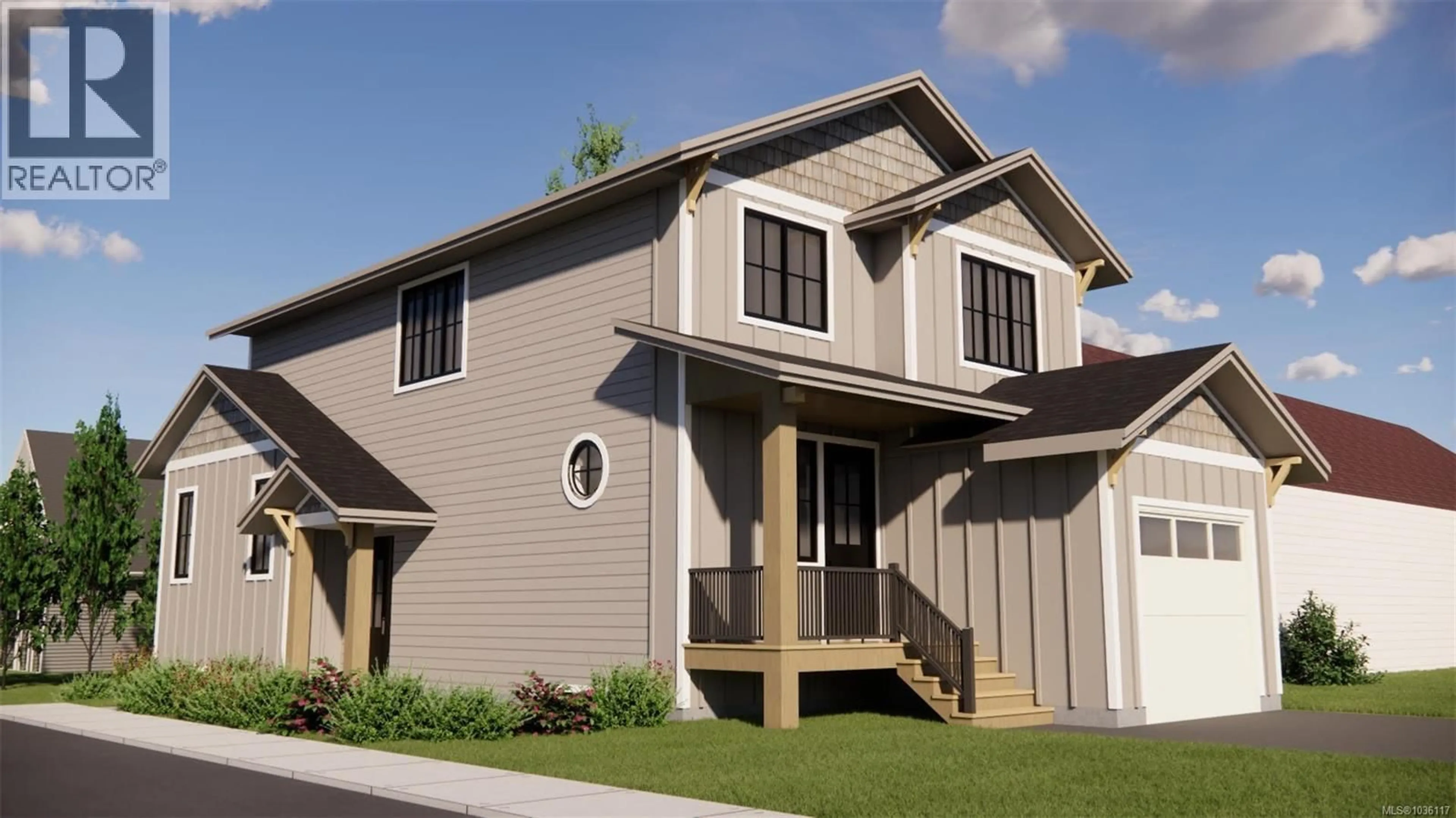 Home with vinyl exterior material, street for 1802 GRIEVE AVENUE, Courtenay British Columbia V9N2W7