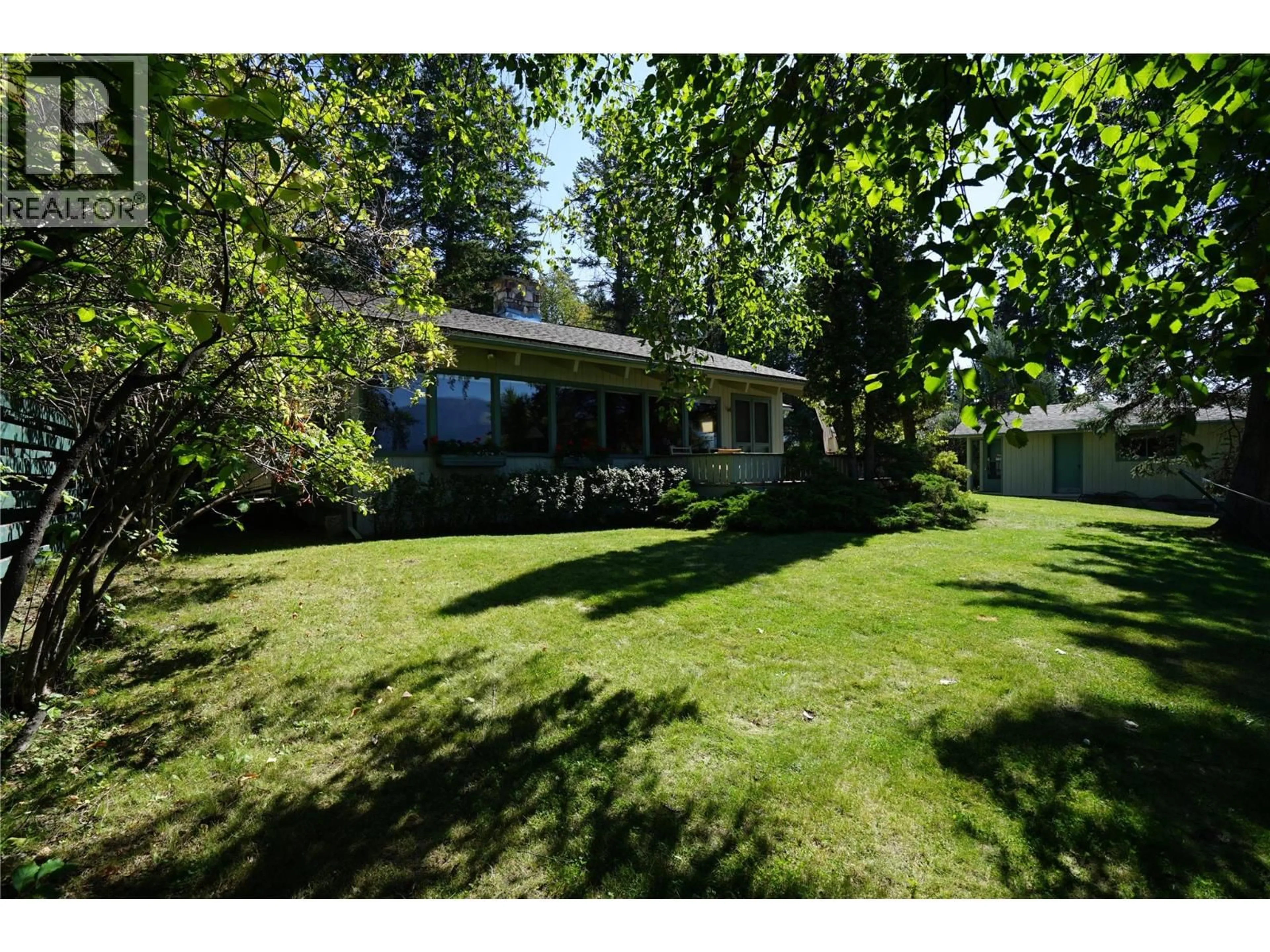A pic from outside/outdoor area/front of a property/back of a property/a pic from drone, forest/trees view for 4806 ANDREEN ROAD, Windermere British Columbia V0B2L1