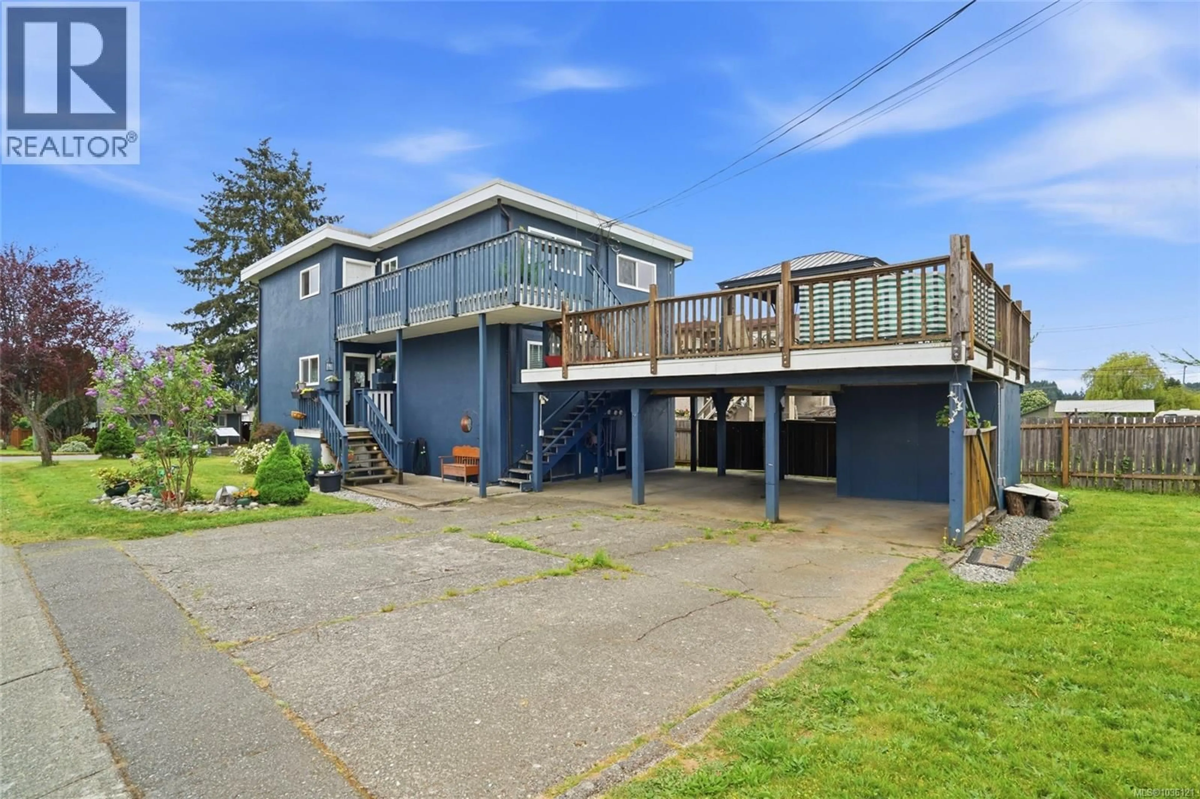 A pic from outside/outdoor area/front of a property/back of a property/a pic from drone, unknown for 3805 MORGAN CRESCENT NORTH, Port Alberni British Columbia V9Y6C1
