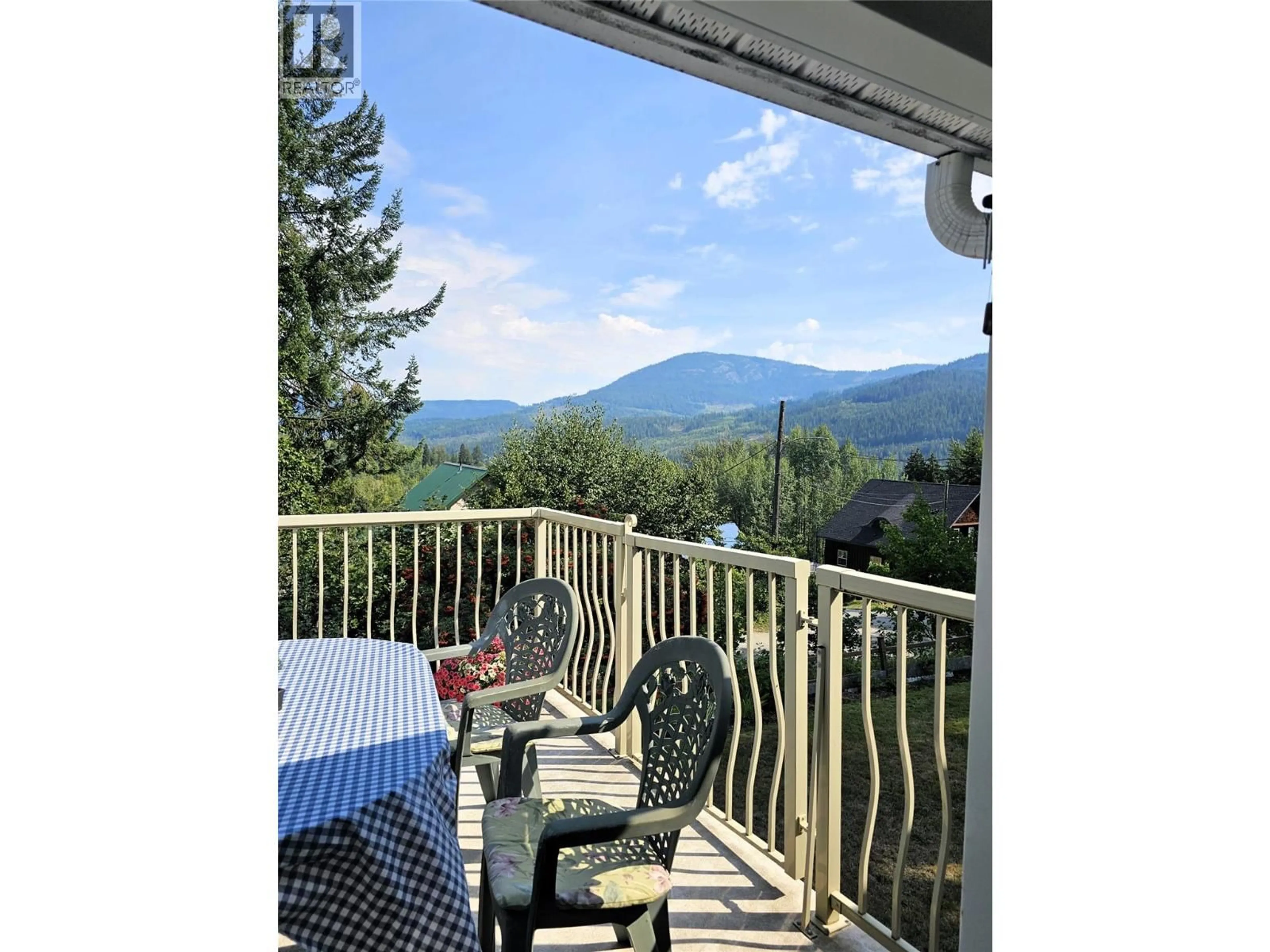 Balcony in the apartment, mountain view for 1301 WASHINGTON STREET, Rossland British Columbia V0G1Y0