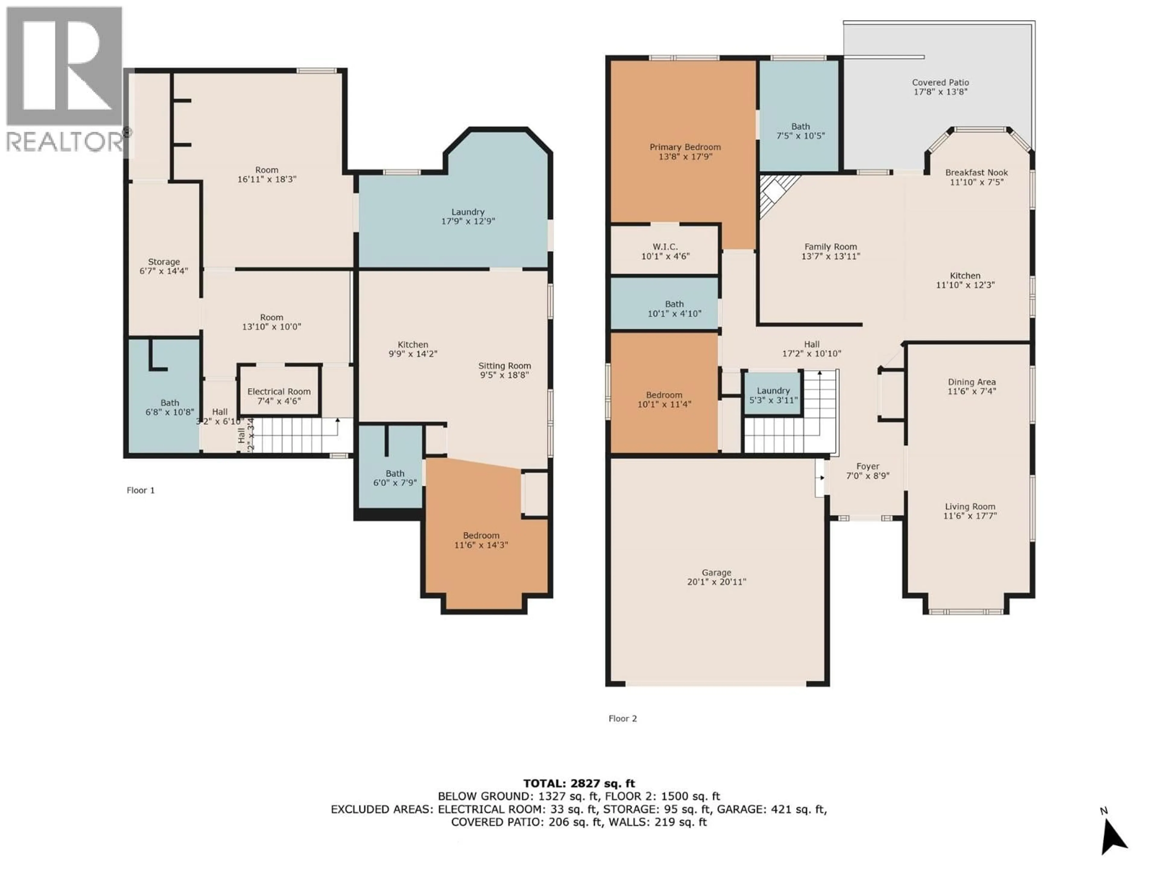 Floor plan for 1798 SPRUCEDALE COURT, Kelowna British Columbia V1V1P3