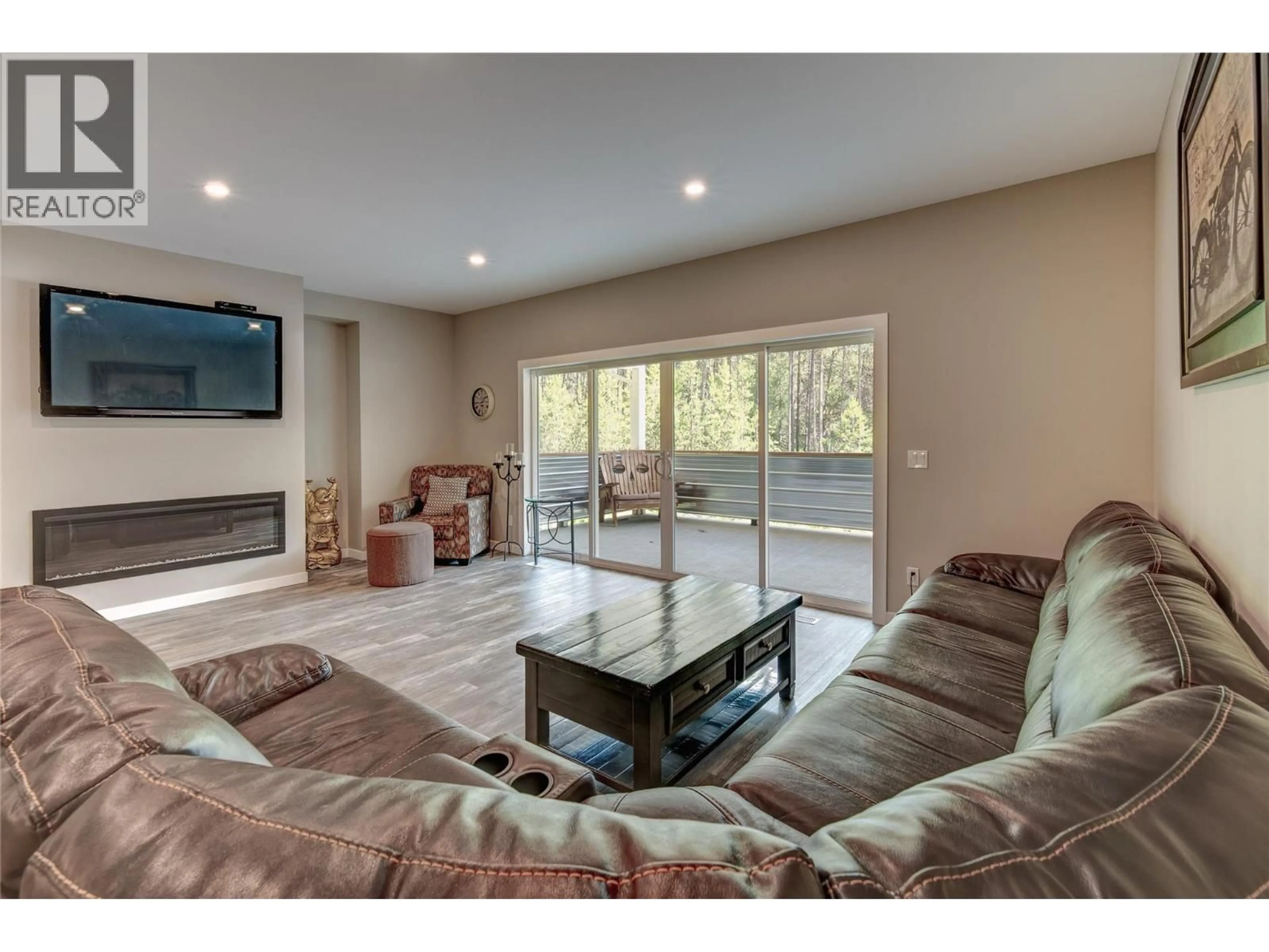 Living room with furniture, unknown for 4820 33 HIGHWAY EAST, Beaverdell British Columbia V0H1A0
