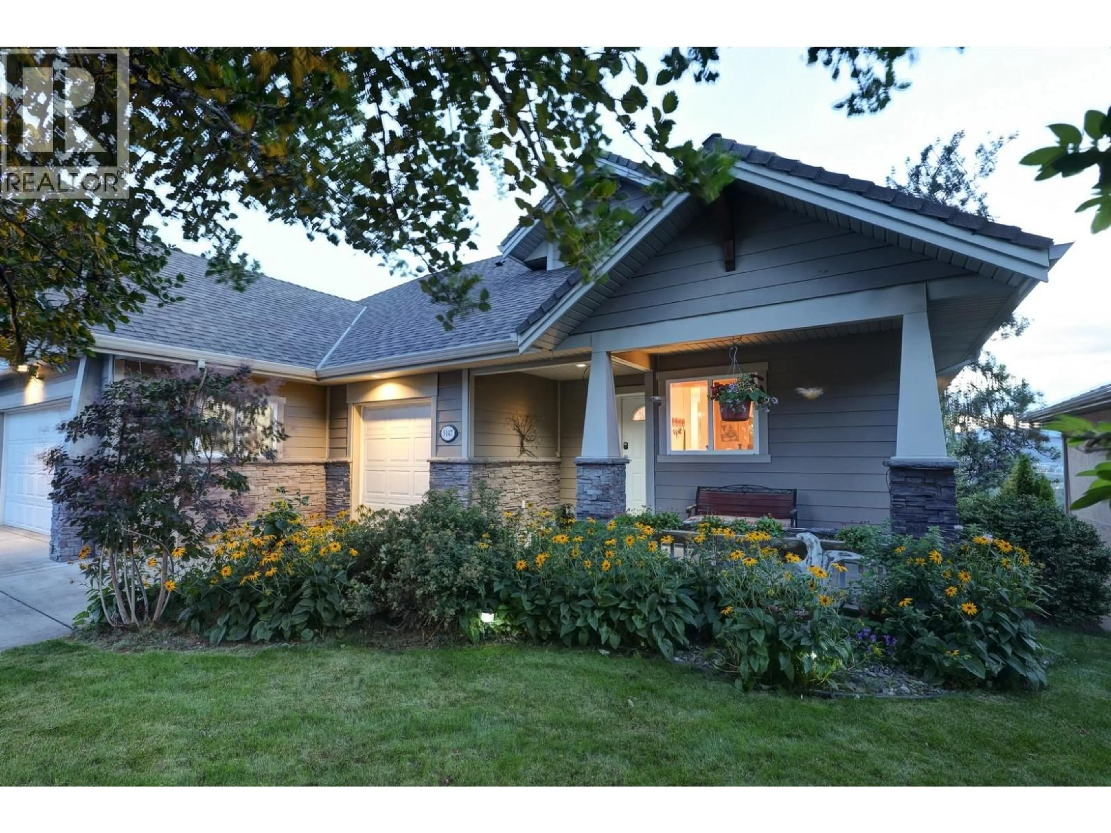 Home with vinyl exterior material, street for 5147 SILVERADO PLACE, Kelowna British Columbia V1X7X8