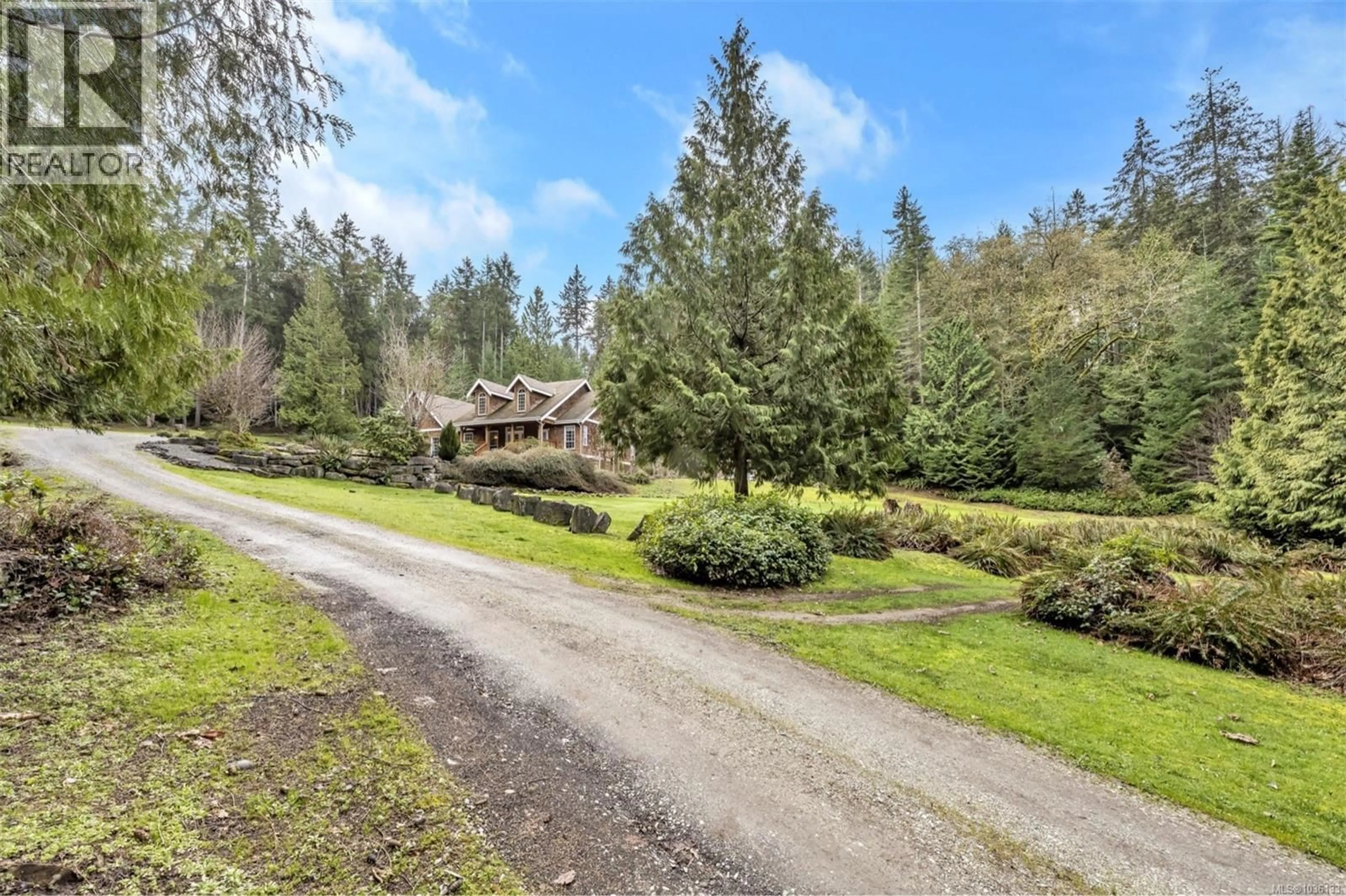A pic from outside/outdoor area/front of a property/back of a property/a pic from drone, forest/trees view for 2812 SOUTHEY POINT ROAD, Salt Spring British Columbia V8K1A5